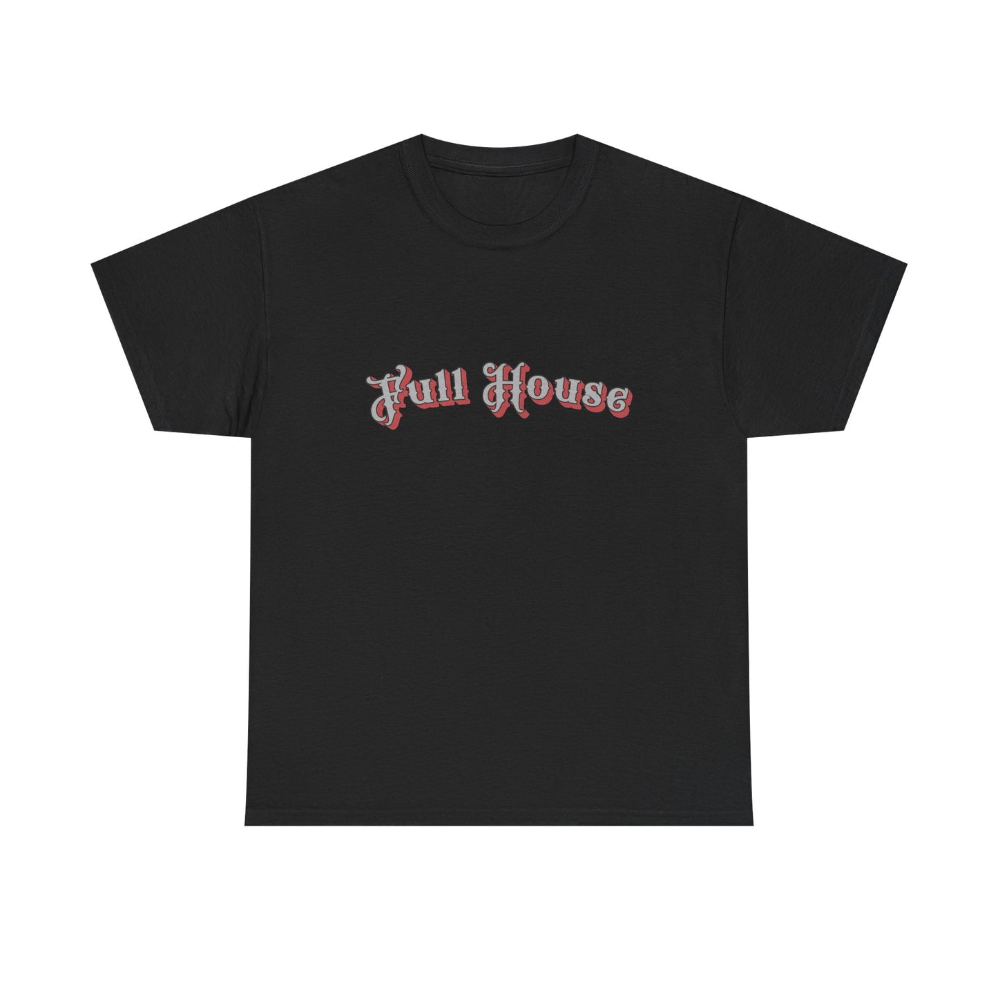 Full House Gambler's Metaphor Unisex Tee shirt - Casino Game Design, Card Player Gift, Card Game Lover Shirt, Card Shark Pullover