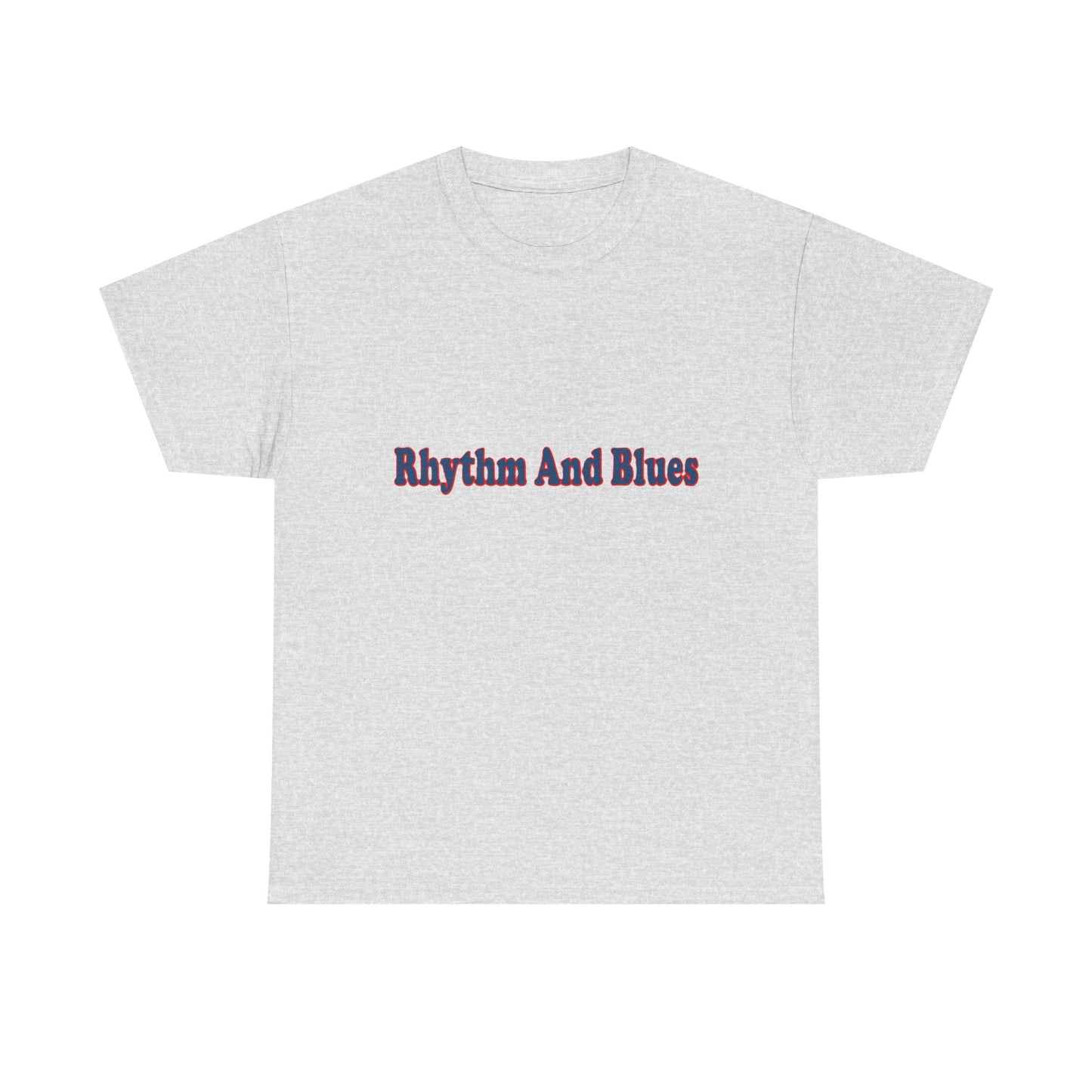 Music Nostalgia Rhythm And Blues Unisex Cotton Shirt, Colorful Boho and Hippie Style Top, Artistic Typographic Design Shirt