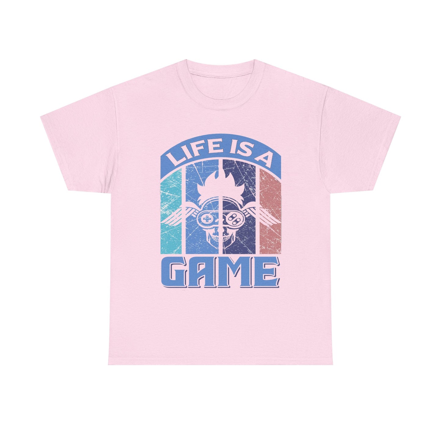 Retro Words of Wisdom Unisex Tee, Life is a Game Graphic Shirt, Inspirational Quote Top, Vintage Tshirt, Retro Tee, Positive Vibes Shirt