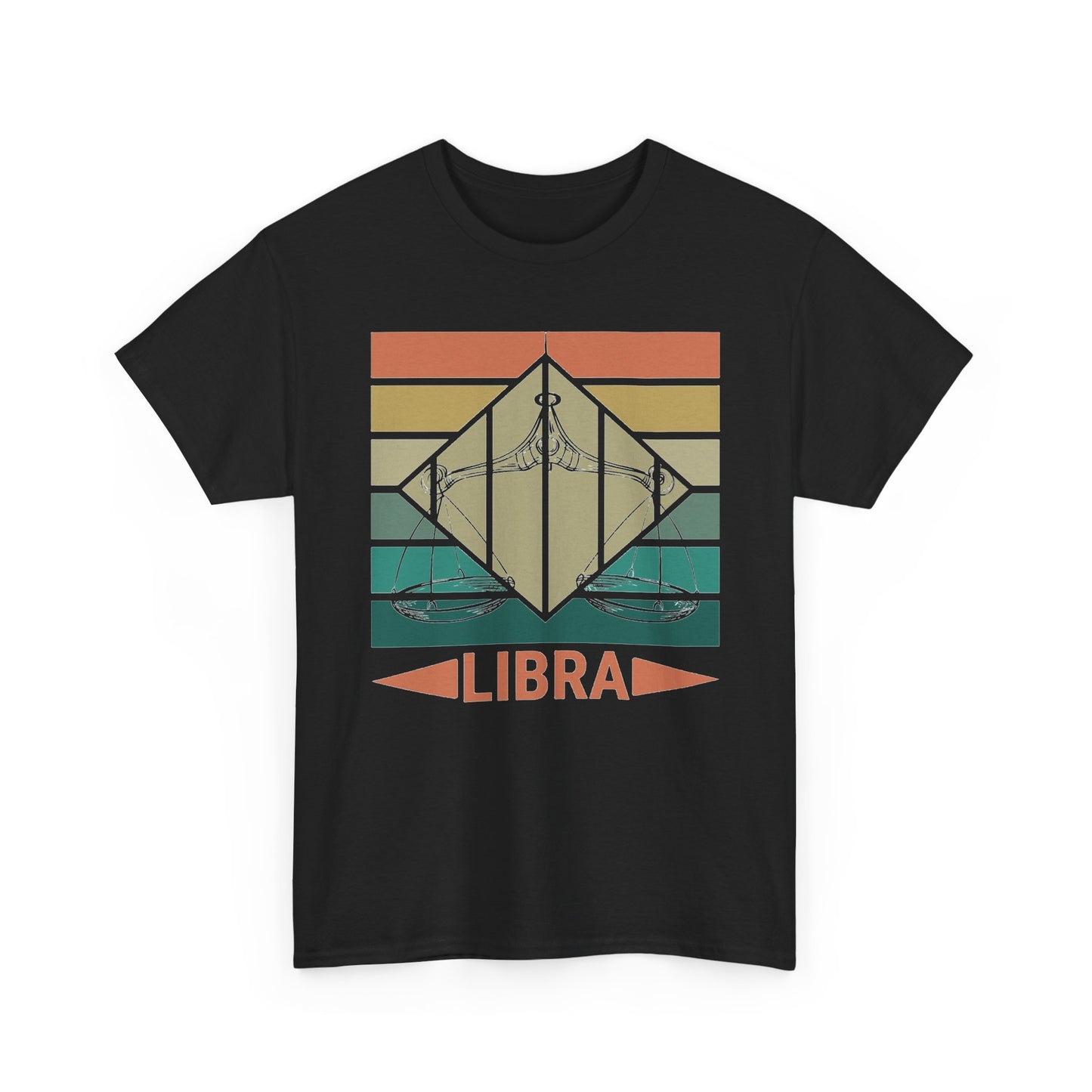 Libra Retro Unisex Tee, Vintage Style Horoscope Sign Shirt, Astrology Zodiac Gift, October Birthday Present, Classic Graphic T-shirt,