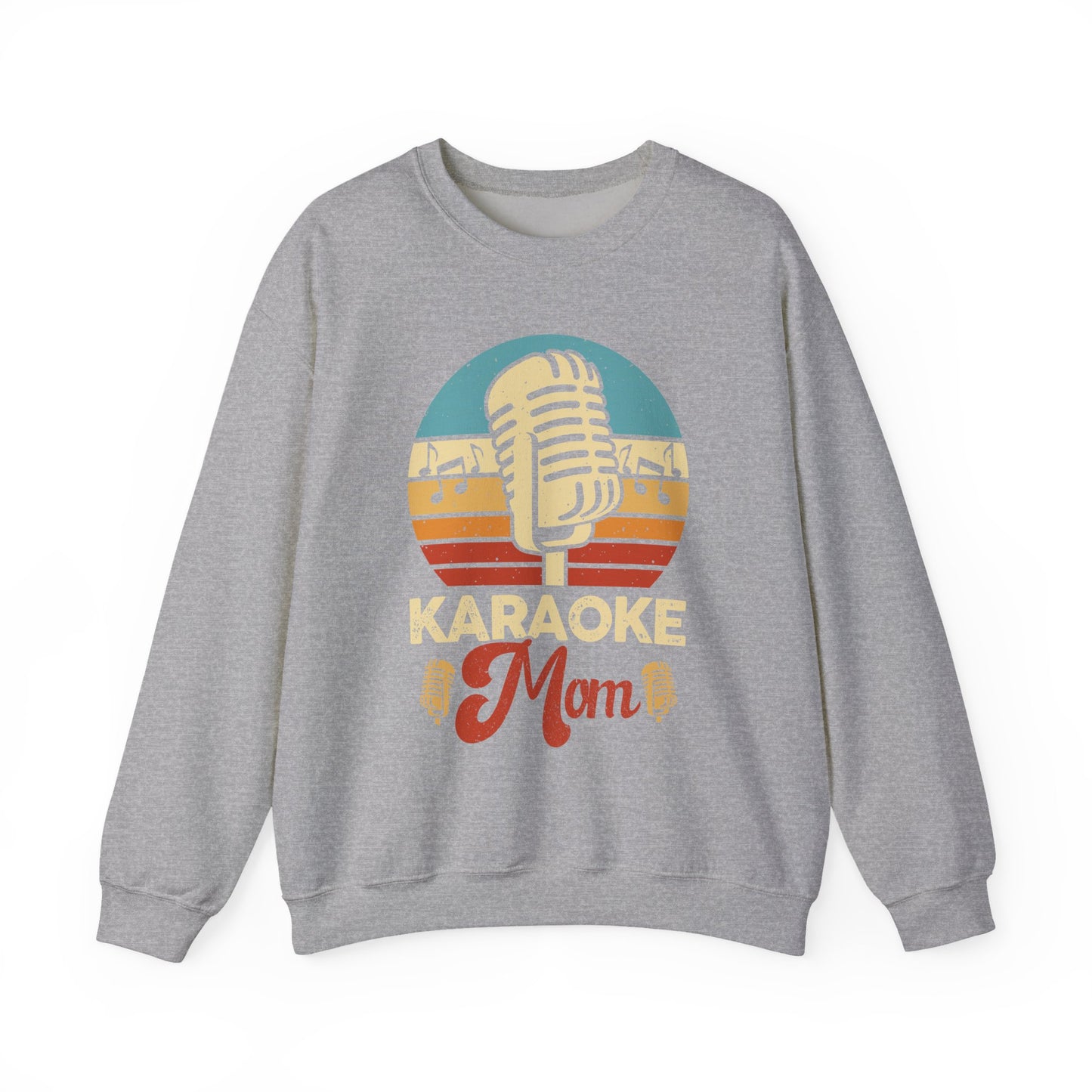 Karaoke Vibe Crewneck Sweatshirt, Generational Nostalgia, Karaoke Mom and Dad, Unisex Jumper, Music Lover Gift, Retro Sweatshirt, Family Fun