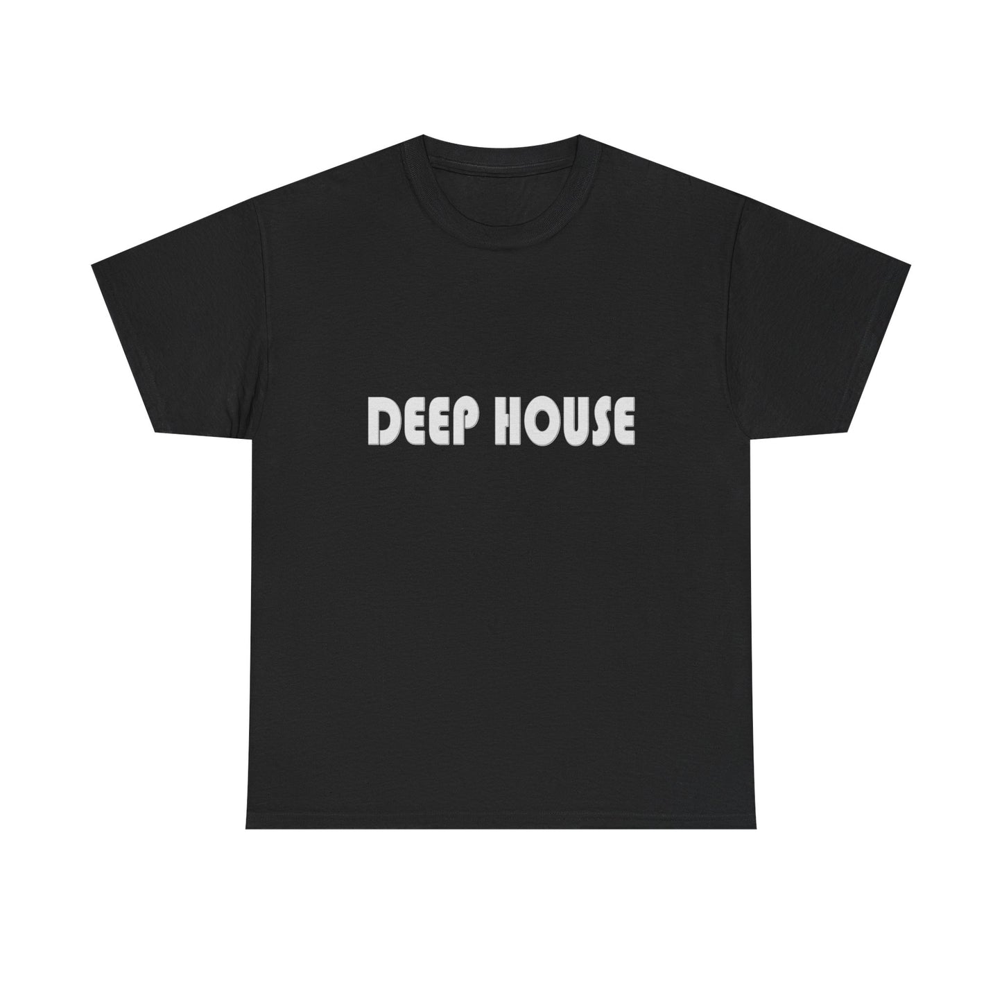 Deep House Music Genre Unisex Tee, Typographic Young Vibe Shirt, DJ Gift, Music Lover, Festival Top, Musician Apparel, Rave Clothing