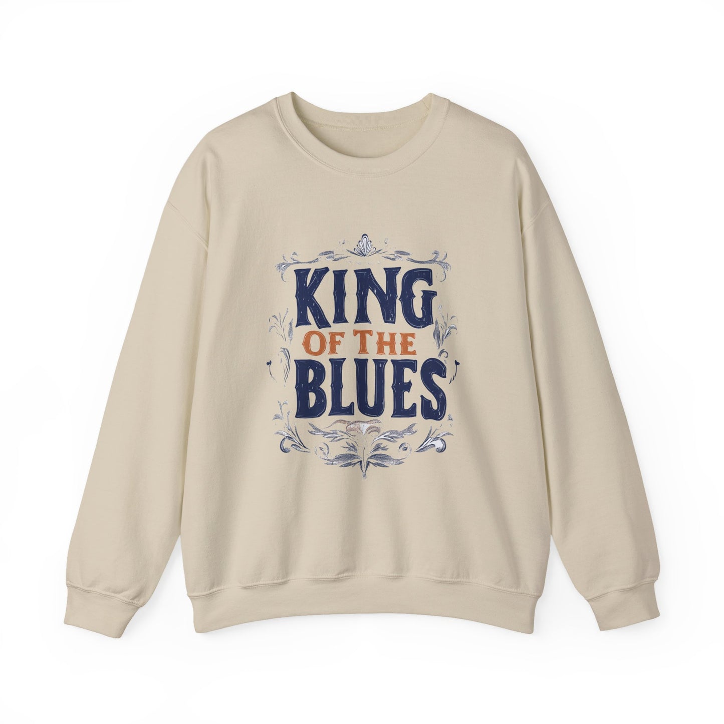 King of the Blues Sweatshirt, Music Nostalgia Crewneck, Rhythm and Blues Jumper, Unisex Band Merch, Blues Music Apparel
