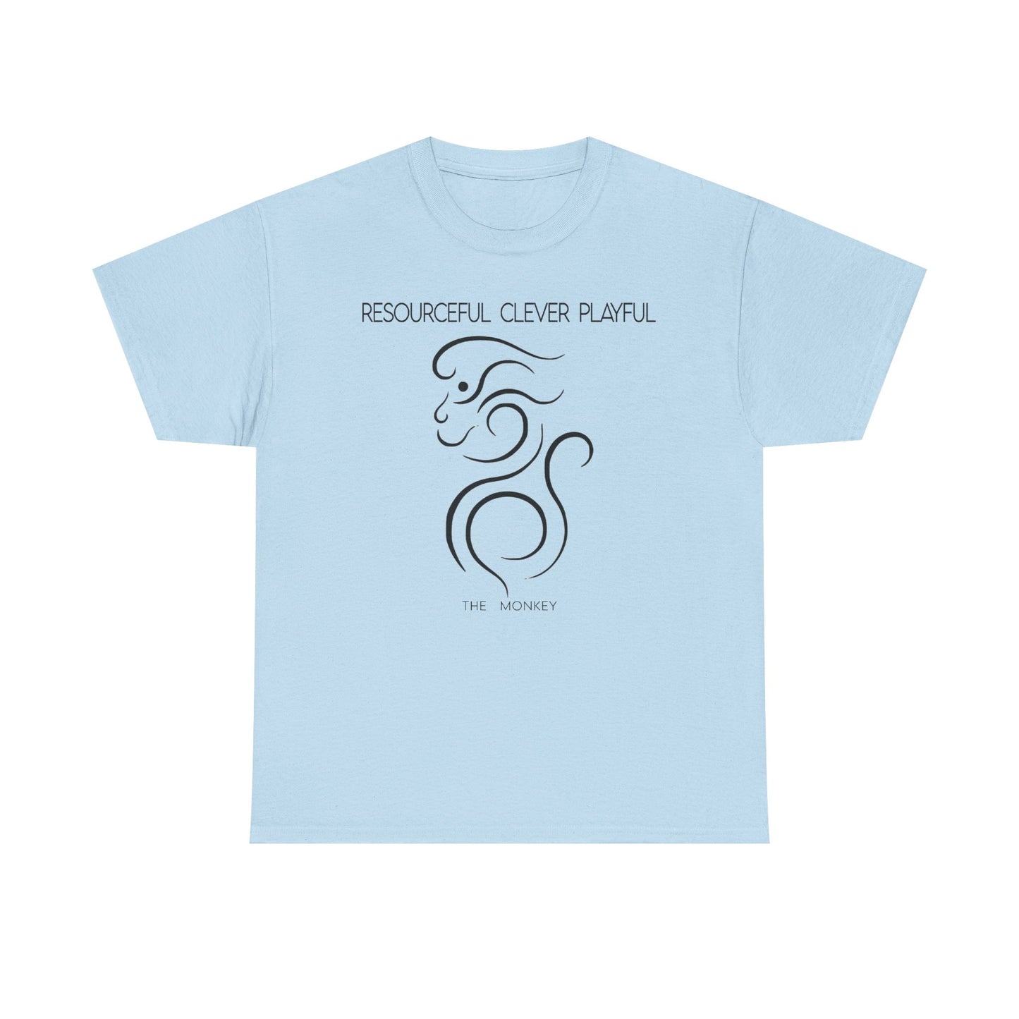 Chinese Zodiac The Monkey Tee, Positive Traits Of People Born On The Years Of Monkey (1968, 1980, 1992, 2004, And 2016), Clever, Resourceful