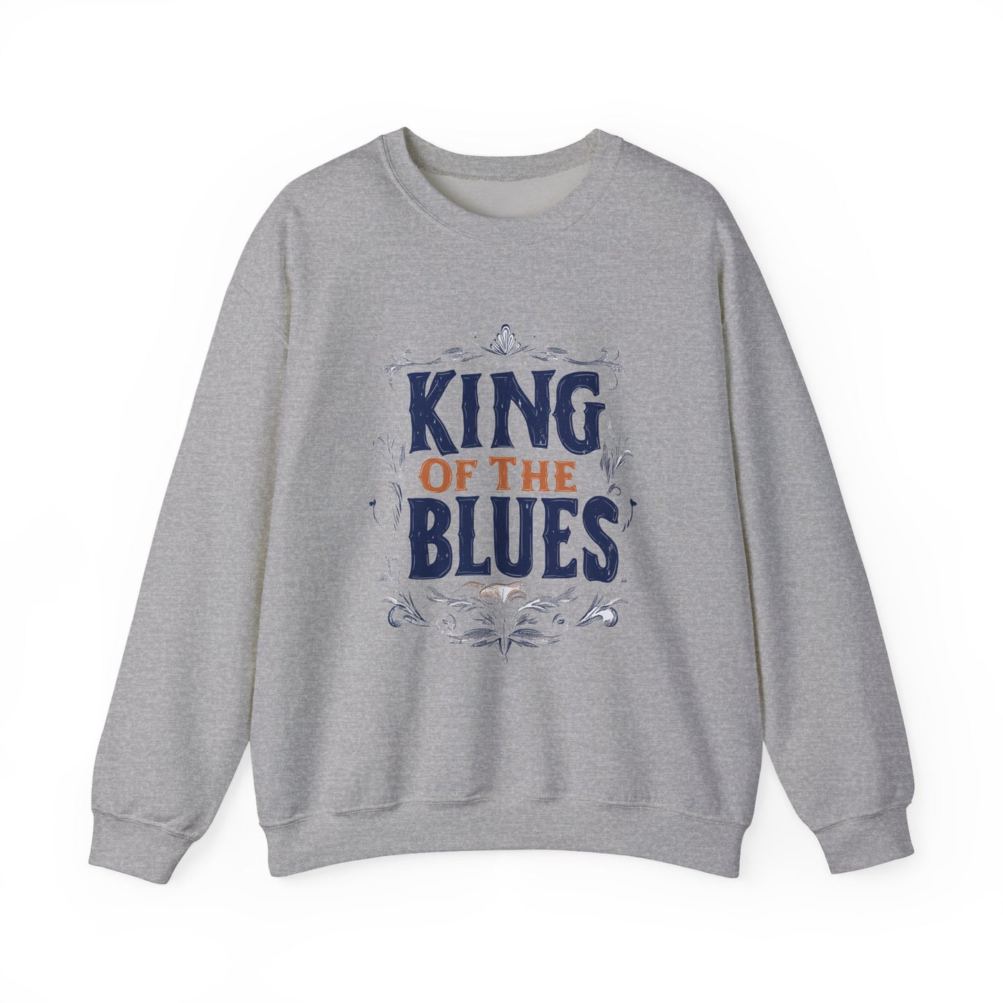 King of the Blues Sweatshirt, Music Nostalgia Crewneck, Rhythm and Blues Jumper, Unisex Band Merch, Blues Music Apparel