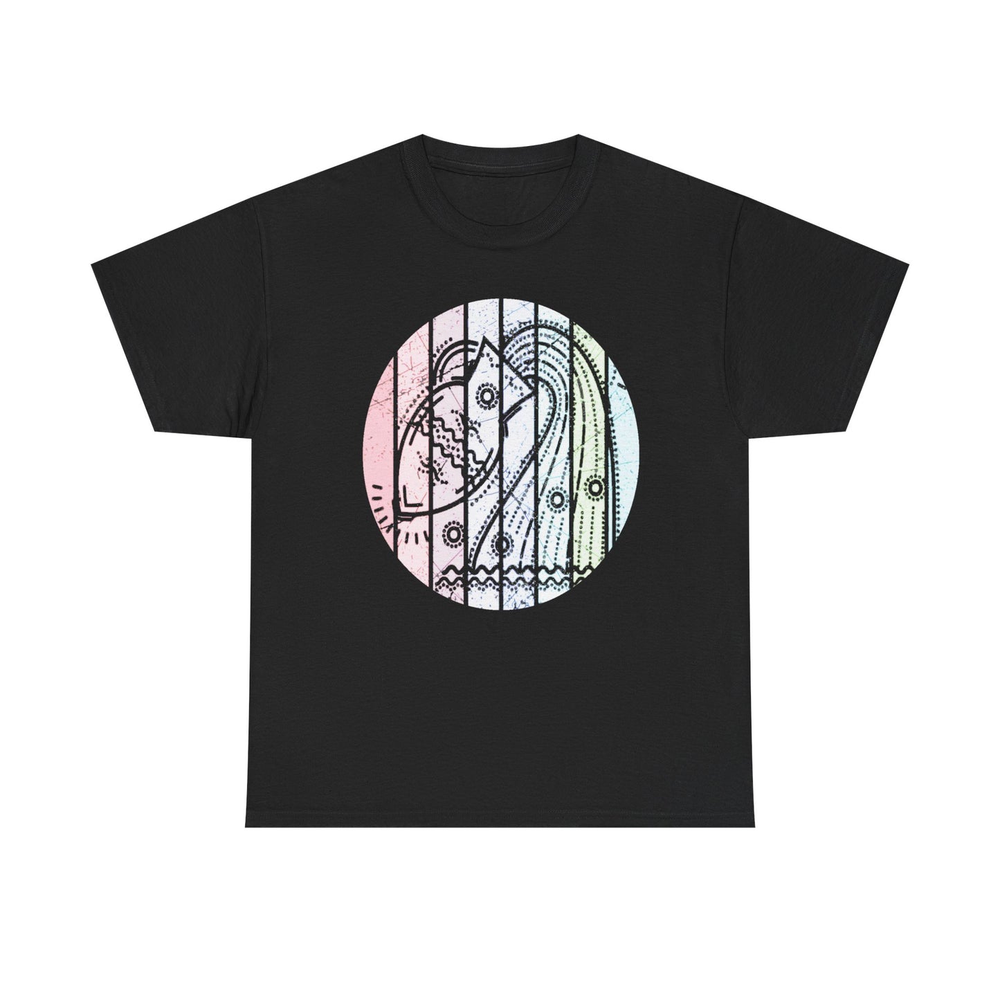 Astrology Zodiac Sign Aquarius Tee, Retro Design, Unisex T-Shirt, Horoscope Tee, Birthday Gift, Unique Tee, Gift For Astrology Enthusiast