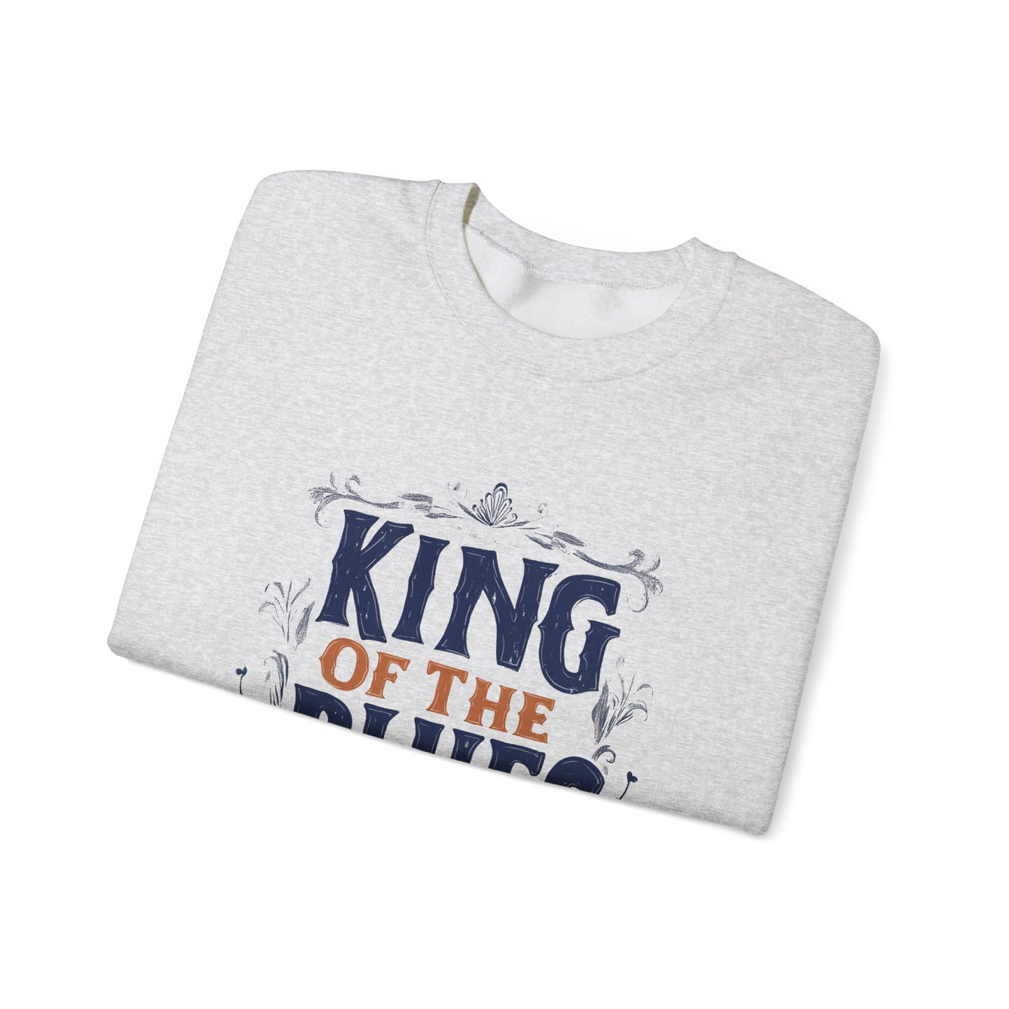 King of the Blues Sweatshirt, Music Nostalgia Crewneck, Rhythm and Blues Jumper, Unisex Band Merch, Blues Music Apparel