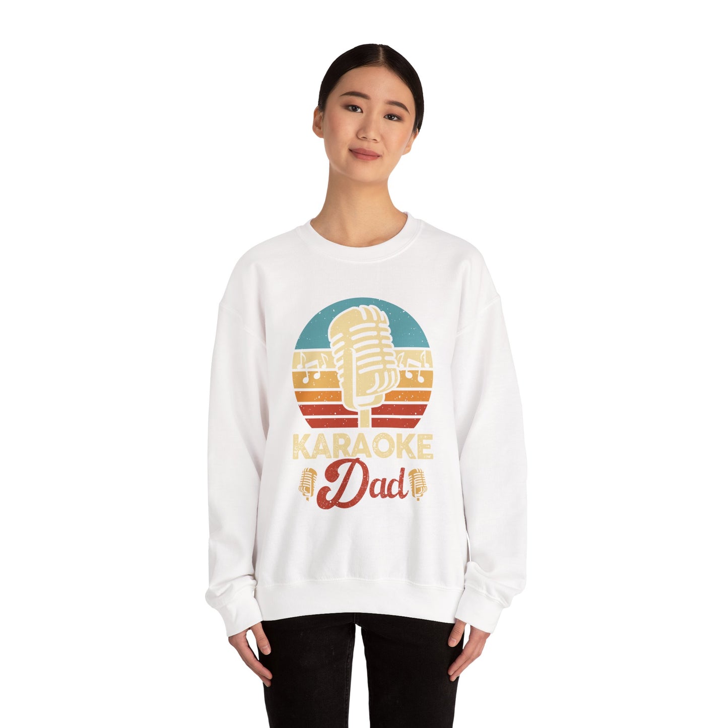 Karaoke Vibe Crewneck Sweatshirt, Generational Nostalgia, Karaoke Mom and Dad, Unisex Jumper, Music Lover Gift, Retro Sweatshirt, Family Fun