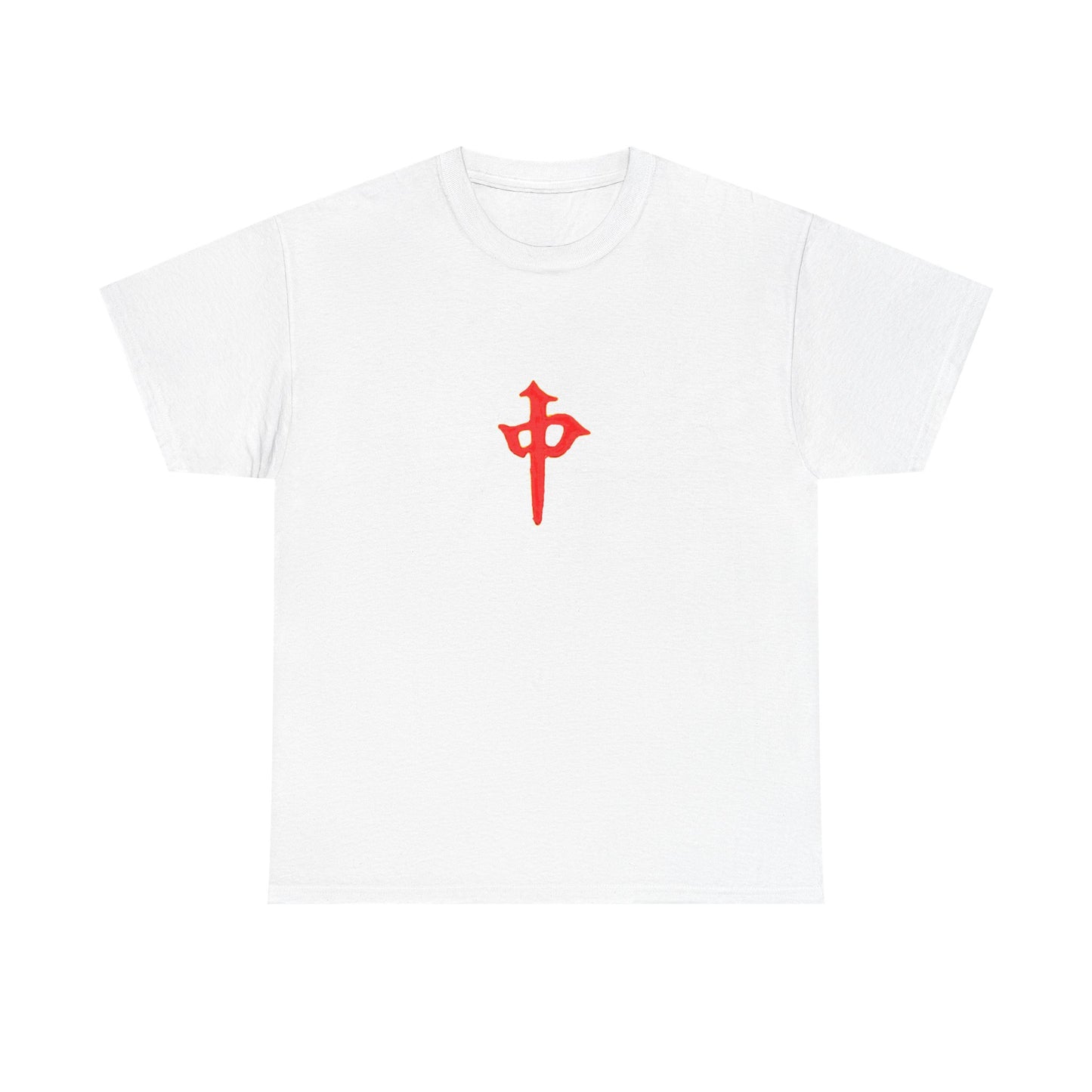 Gambler's Metaphor Mahjong Tile Unisex Cotton Tee, Red Dragon In Chinese Character Shirt, Also Known As Red Arrow Top