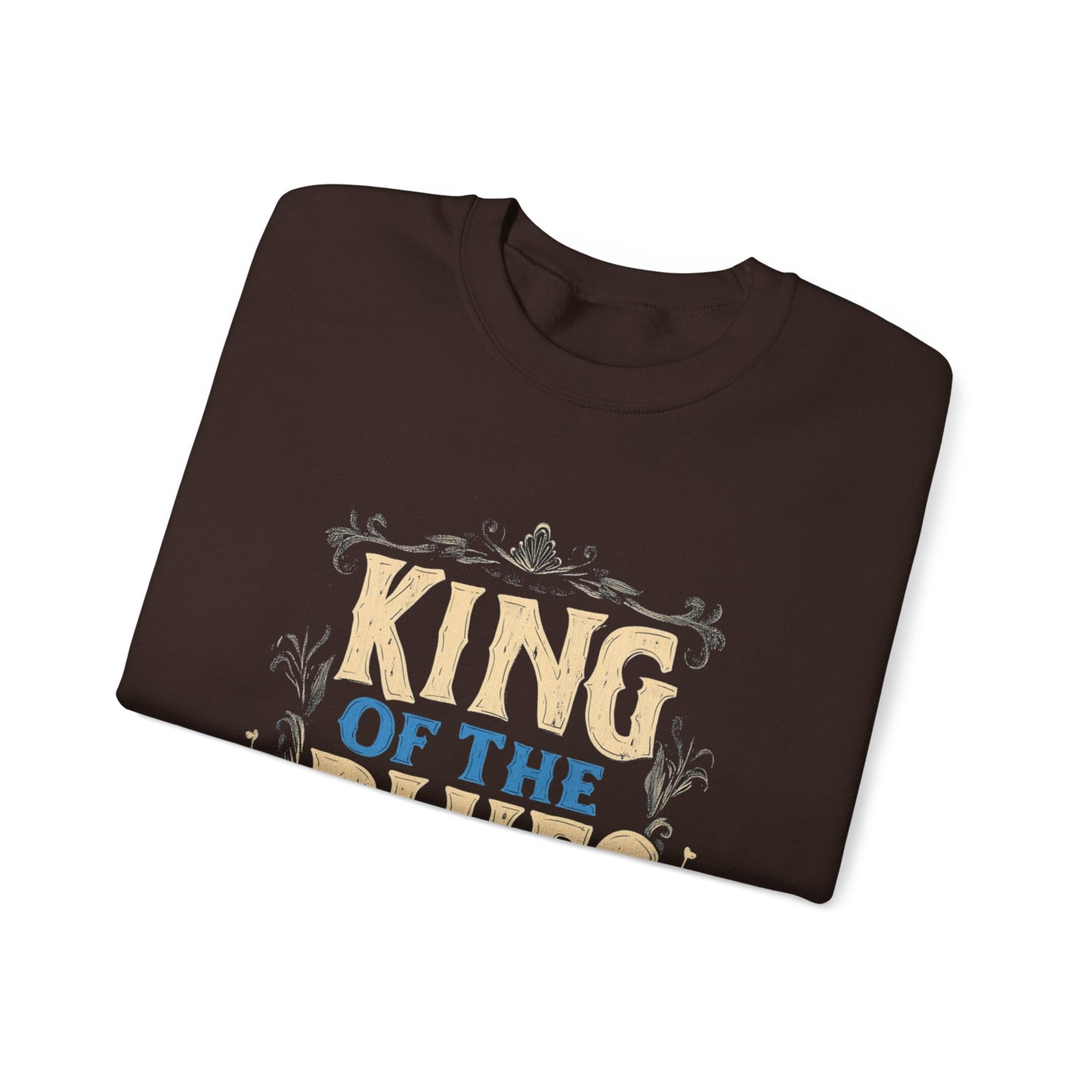 King of the Blues Sweatshirt, Music Nostalgia Crewneck, Rhythm and Blues Jumper, Unisex Band Merch, Blues Music Apparel