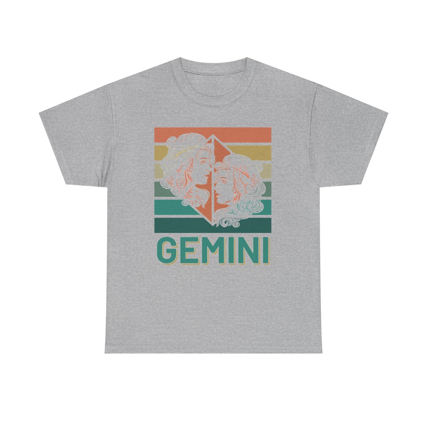 Gemini Zodiac Unisex Cotton Tee, Astrology Gift, Birthday Shirt, Horoscope Tee, Astrology Apparel, Summer Fashion, Retro Design, Vintage