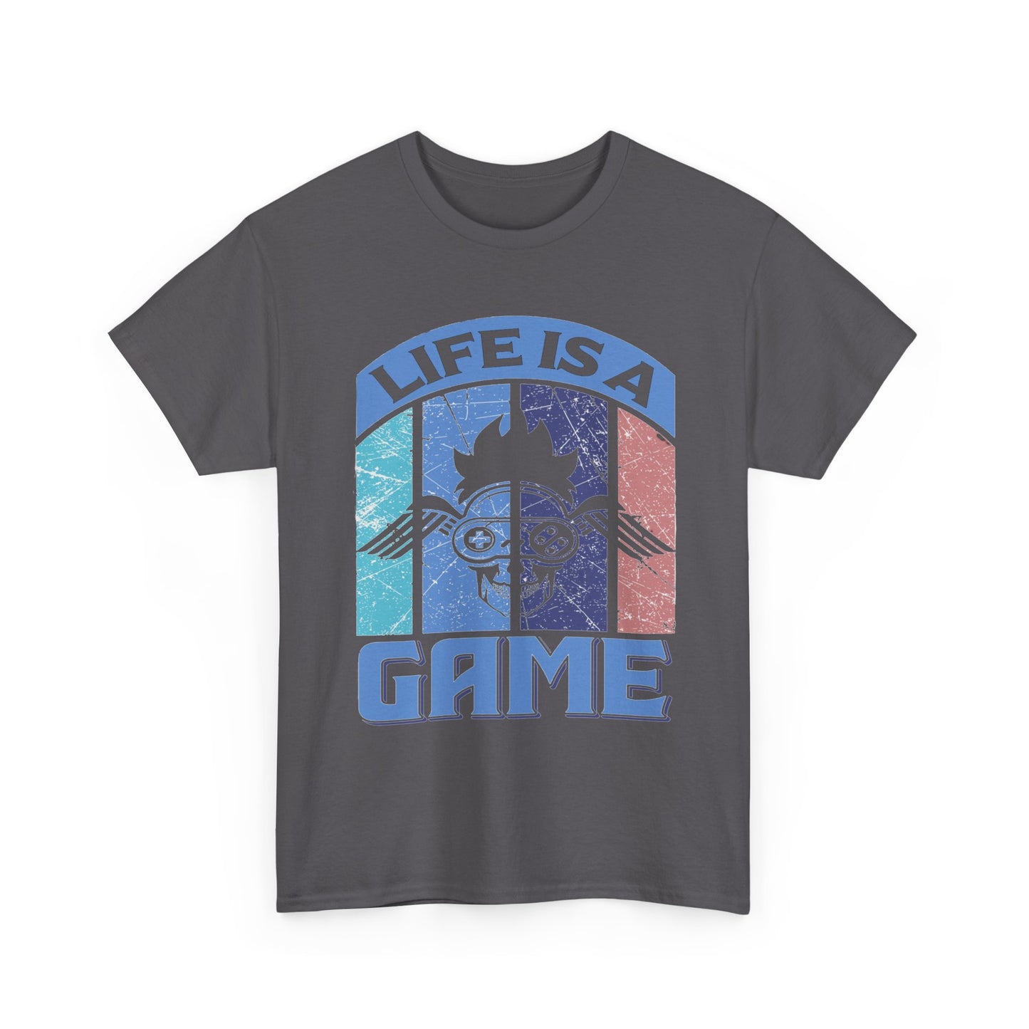 Retro Words of Wisdom Unisex Tee, Life is a Game Graphic Shirt, Inspirational Quote Top, Vintage Tshirt, Retro Tee, Positive Vibes Shirt