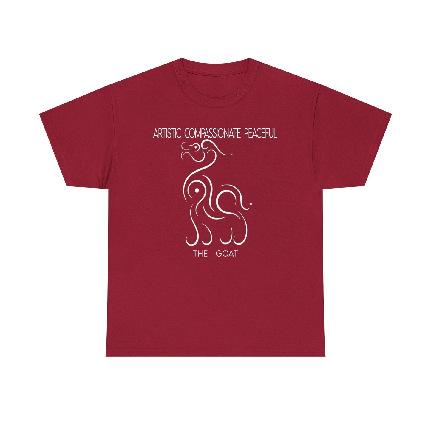 Chinese Zodiac The Goat Tee, Positive Traits Of People Born On The Years Of Goat (1967, 1979, 1991, 2003, And 2015), Compassionate, Peaceful