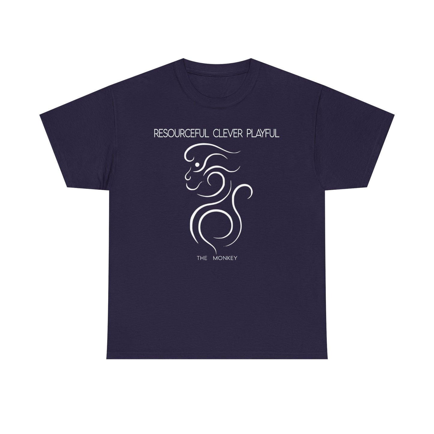 Chinese Zodiac The Monkey Tee, Positive Traits Of People Born On The Years Of Monkey (1968, 1980, 1992, 2004, And 2016), Clever And Playful