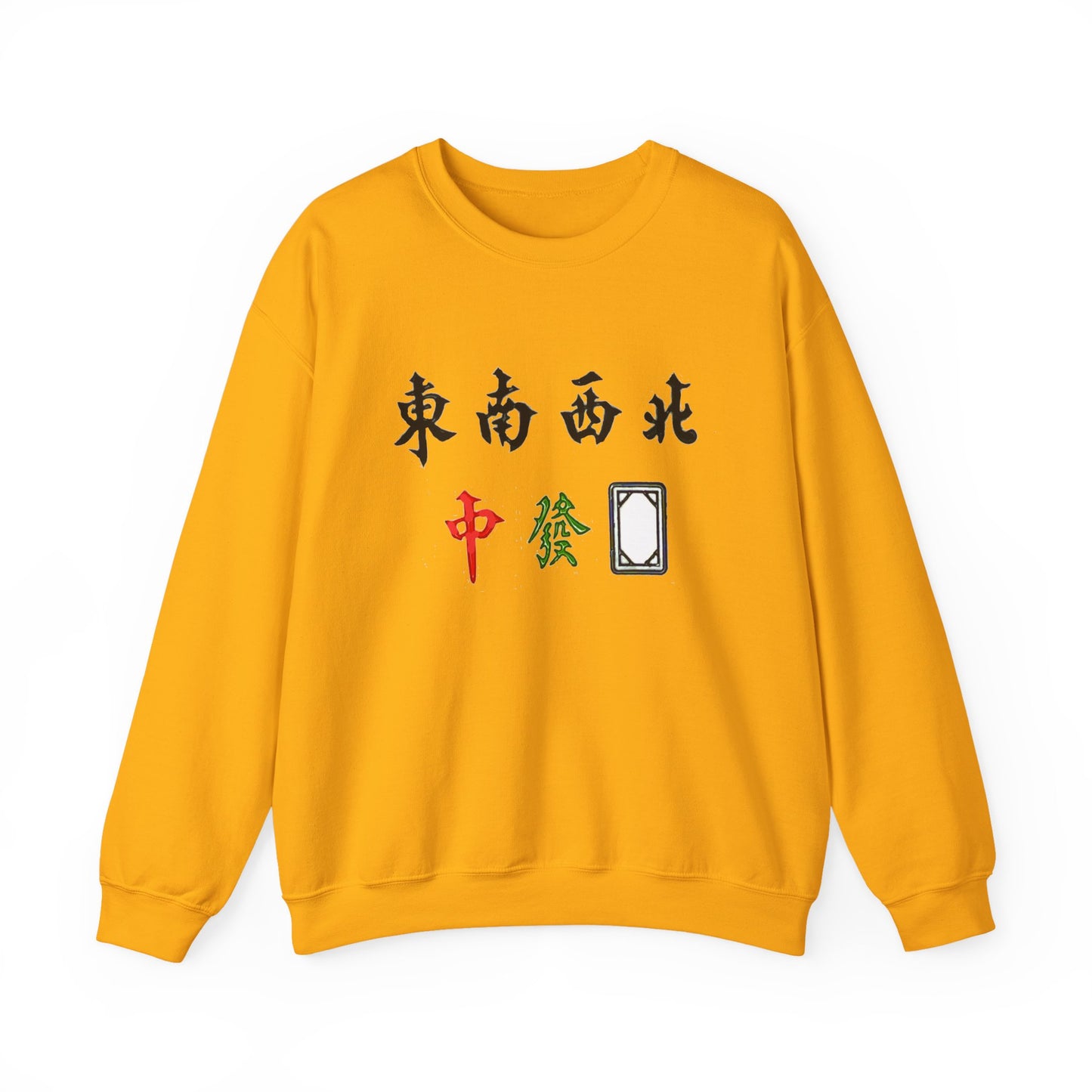 Mahjong Inspired Sweatshirt, Asian Tile Game Apparel, 4 Winds & 3 Dragons Design, 4 Seasons Flowers Shirt, Gift for Gamers, Unisex Jumper,