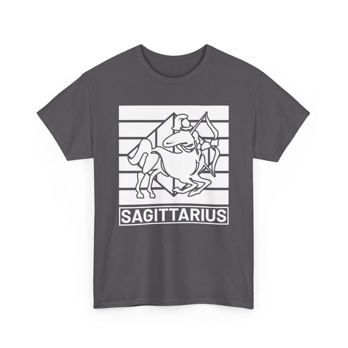 Sagittarius Unisex Heavy Cotton Tee, Zodiac Sign Shirt, Astrology Lover Gift, Vintage Tee, Horoscope Apparel, Retro Fashion