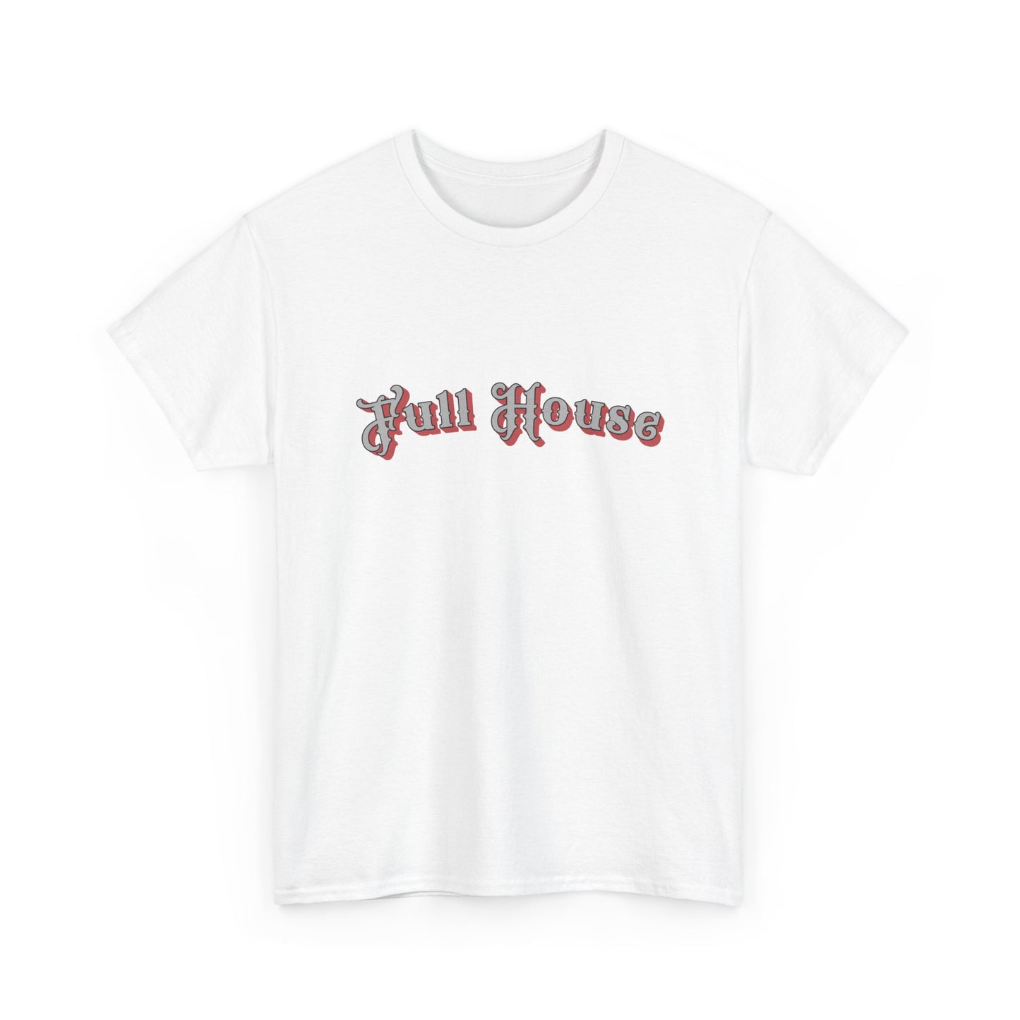 Full House Gambler's Metaphor Unisex Tee shirt - Casino Game Design, Card Player Gift, Card Game Lover Shirt, Card Shark Pullover