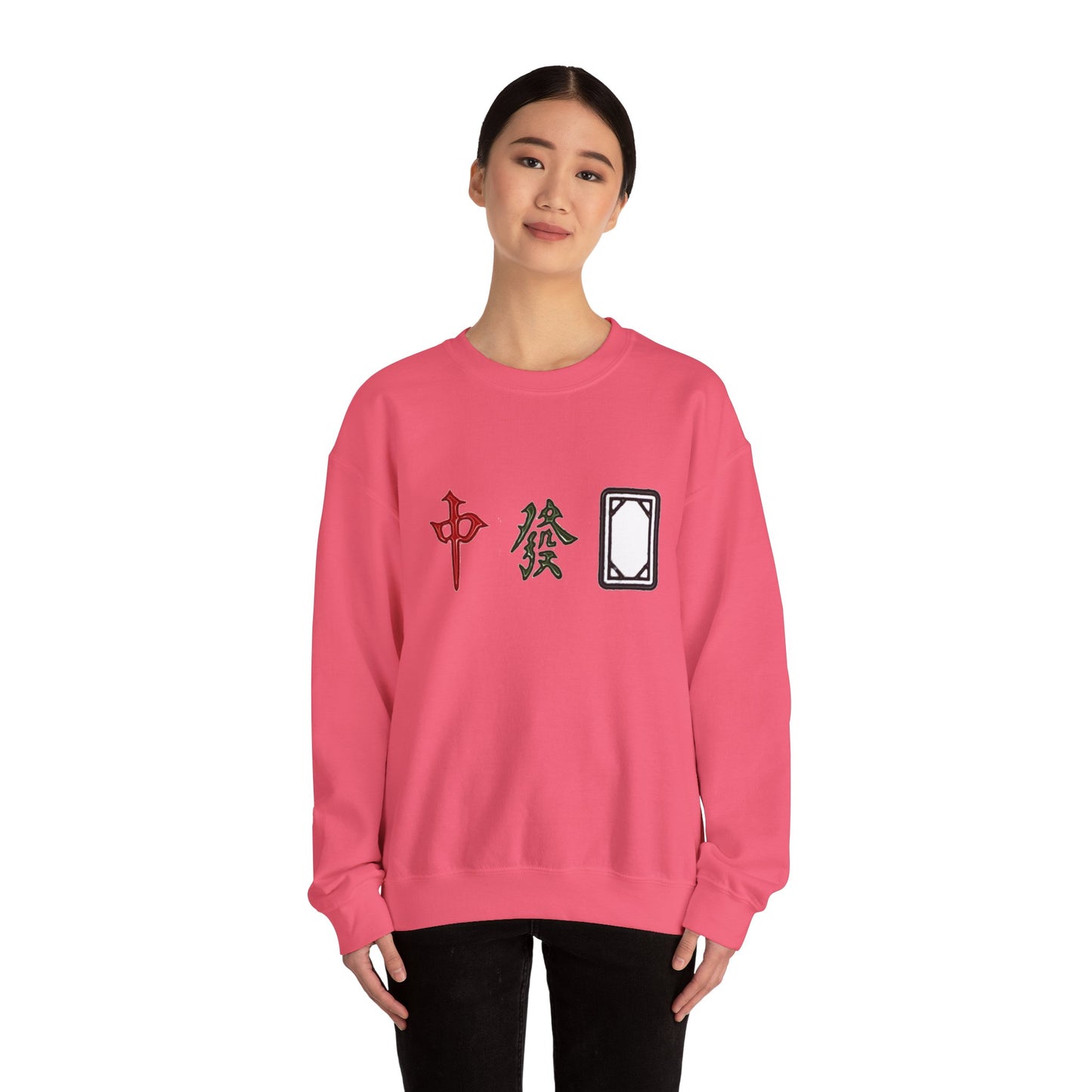 Mahjong Inspired Sweatshirt, Asian Tile Game Apparel, 3 Dragons Design, 4 Seasons Flowers Shirt, Gift for Gamers, Unisex Jumper,