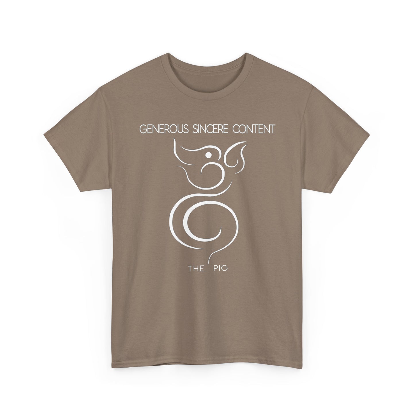 Chinese Zodiac The Pig Tee , Positive Traits Of People Born On The Years Of The Pig (1959, 1971, 1983, 1995, And 2007), Generous And Content