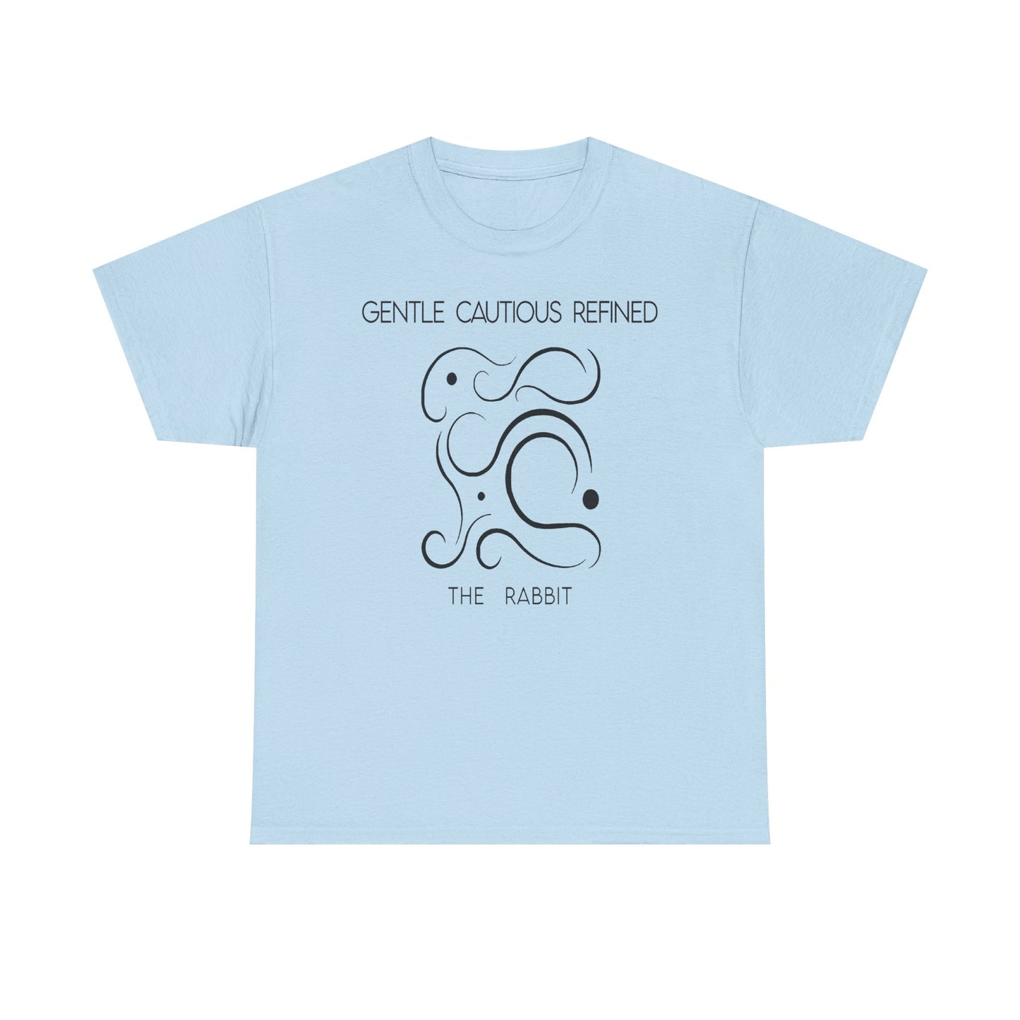 Chinese Zodiac The Rabbit Tee, Positive Traits Of People Born On The Years Of Rabbit (1963, 1975, 1987, 1999, And 2011), Gentle And Refined