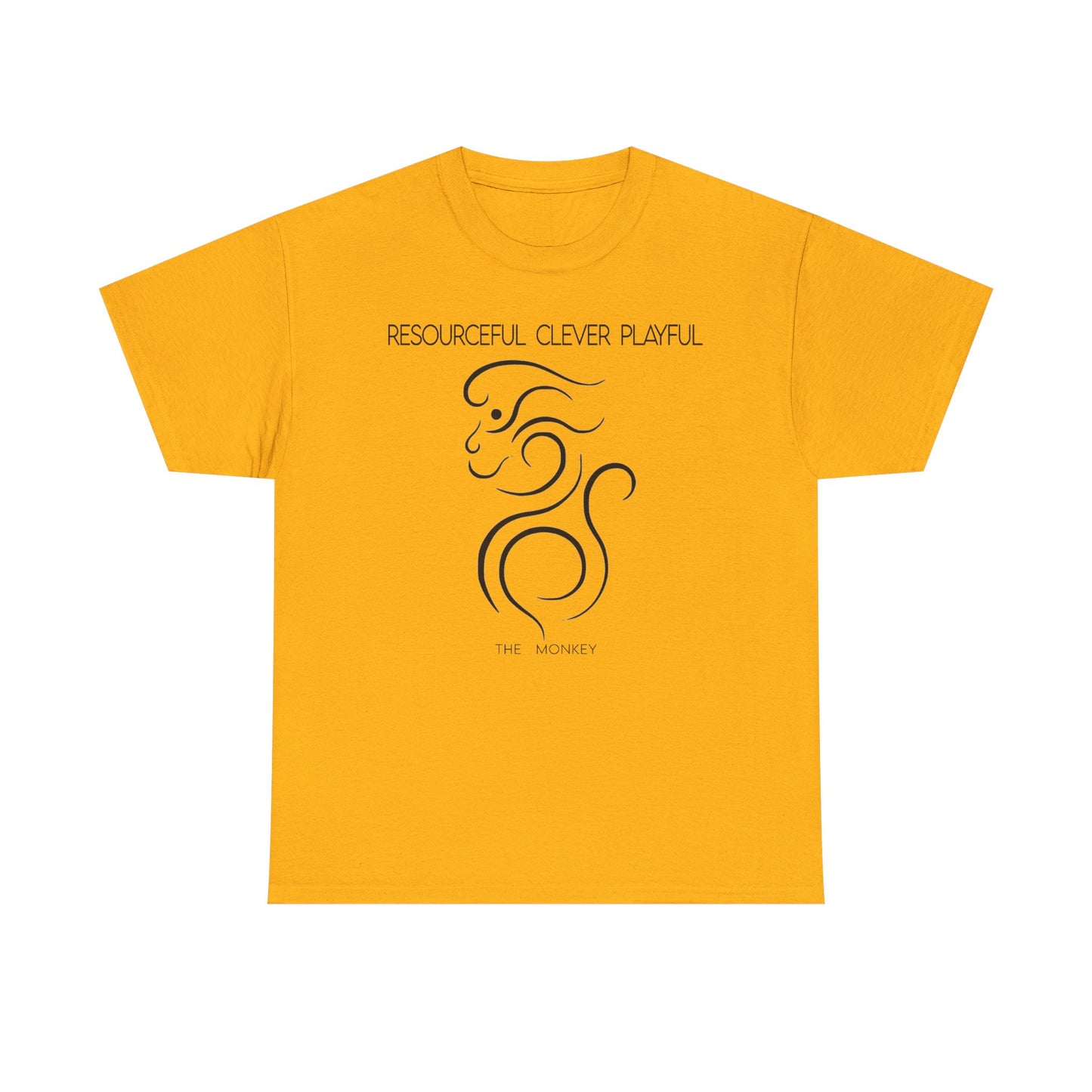 Chinese Zodiac The Monkey Tee, Positive Traits Of People Born On The Years Of Monkey (1968, 1980, 1992, 2004, And 2016), Clever, Resourceful