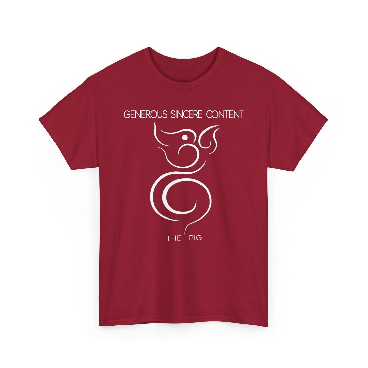 Chinese Zodiac The Pig Tee , Positive Traits Of People Born On The Years Of The Pig (1959, 1971, 1983, 1995, And 2007), Generous And Content