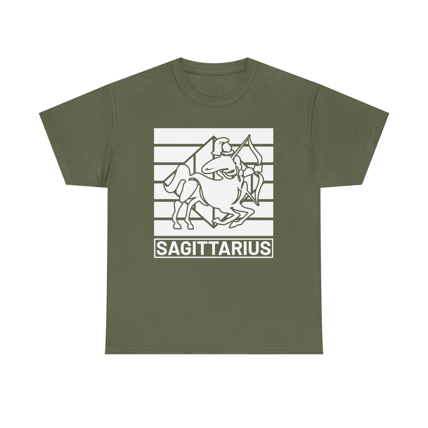 Sagittarius Unisex Heavy Cotton Tee, Zodiac Sign Shirt, Astrology Lover Gift, Vintage Tee, Horoscope Apparel, Retro Fashion