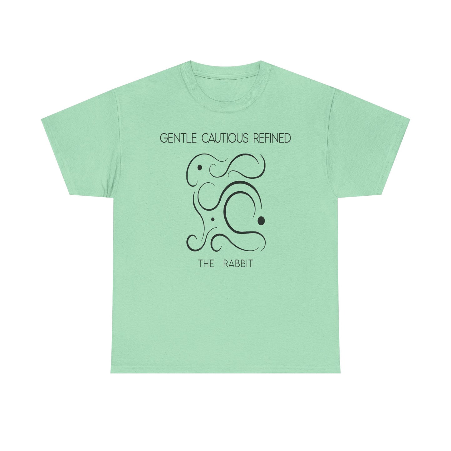 Chinese Zodiac The Rabbit Tee, Positive Traits Of People Born On The Years Of Rabbit (1963, 1975, 1987, 1999, And 2011), Gentle And Refined