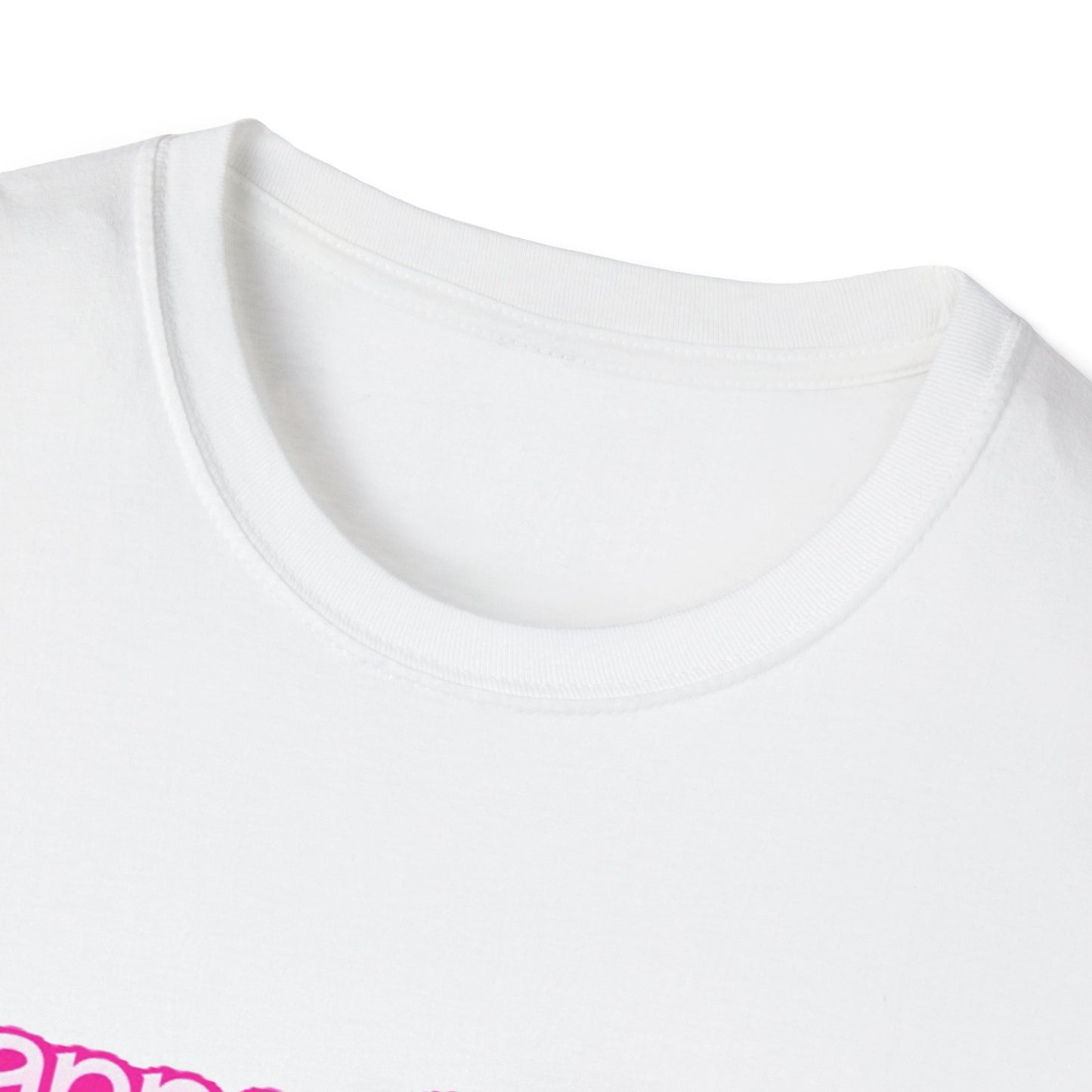 Cute Cat Face Unisex T-Shirt, Wanna Cuddle Provocative Proposition Graphic Tee, Retro Design Soft Pink Text Front Print
