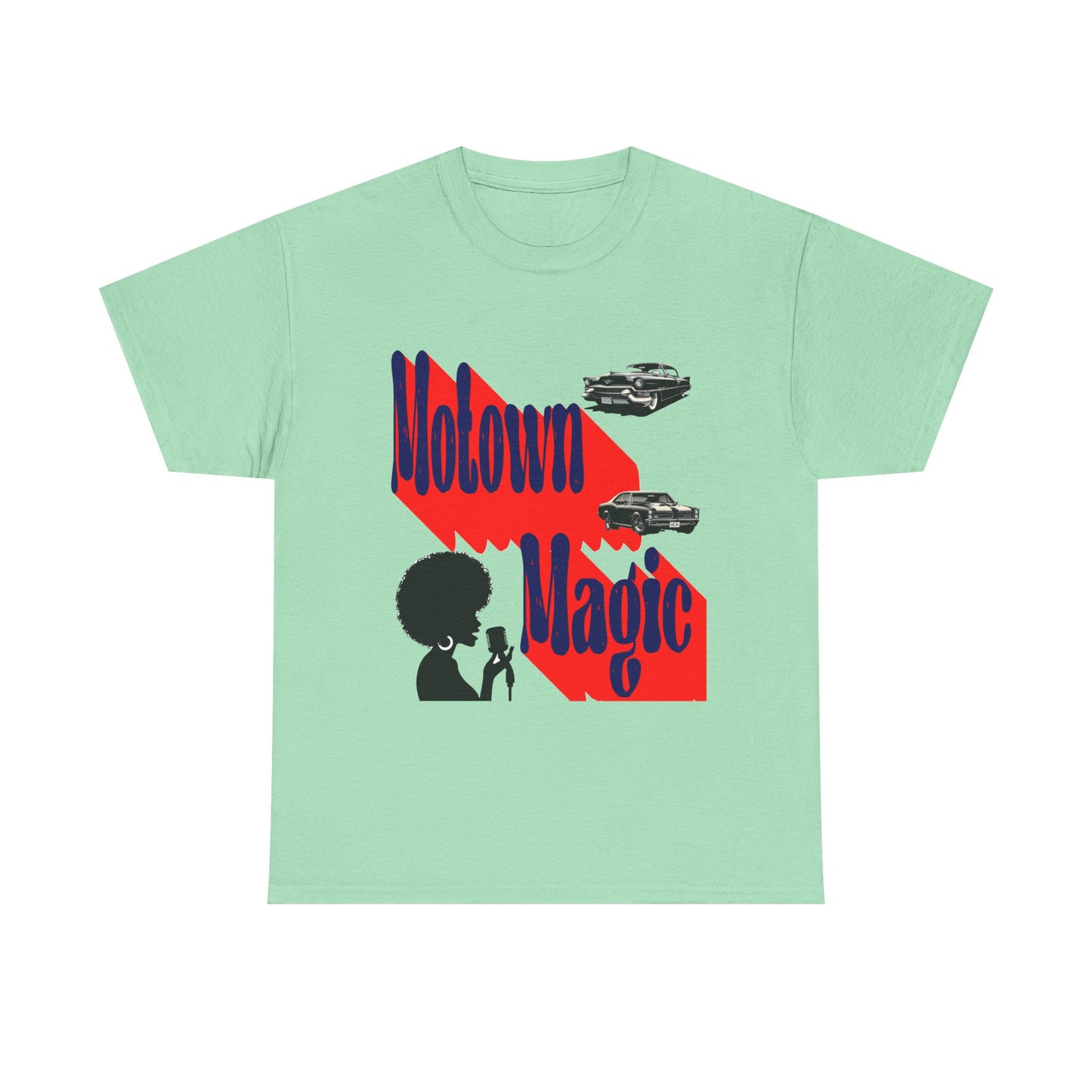 Music Nostalgia Unisex Cotton T-shirt, Motown Magic Vibe Top, Boho Style Spectacular Artistic Graphic Design shirt