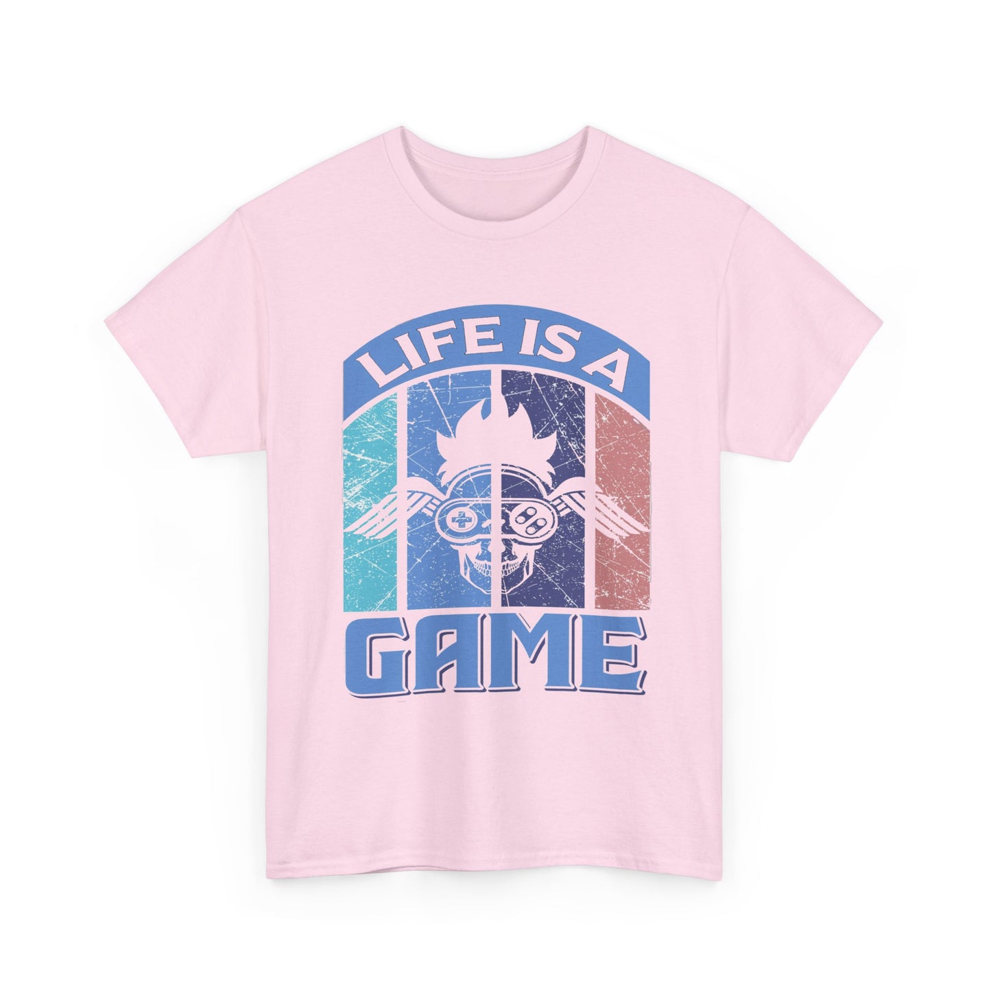 Retro Words of Wisdom Unisex Tee, Life is a Game Graphic Shirt, Inspirational Quote Top, Vintage Tshirt, Retro Tee, Positive Vibes Shirt