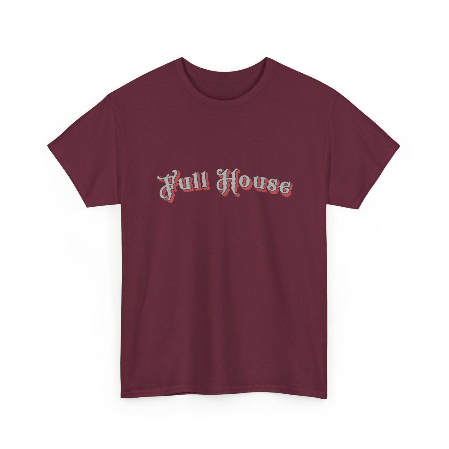 Full House Gambler's Metaphor Unisex Tee shirt - Casino Game Design, Card Player Gift, Card Game Lover Shirt, Card Shark Pullover