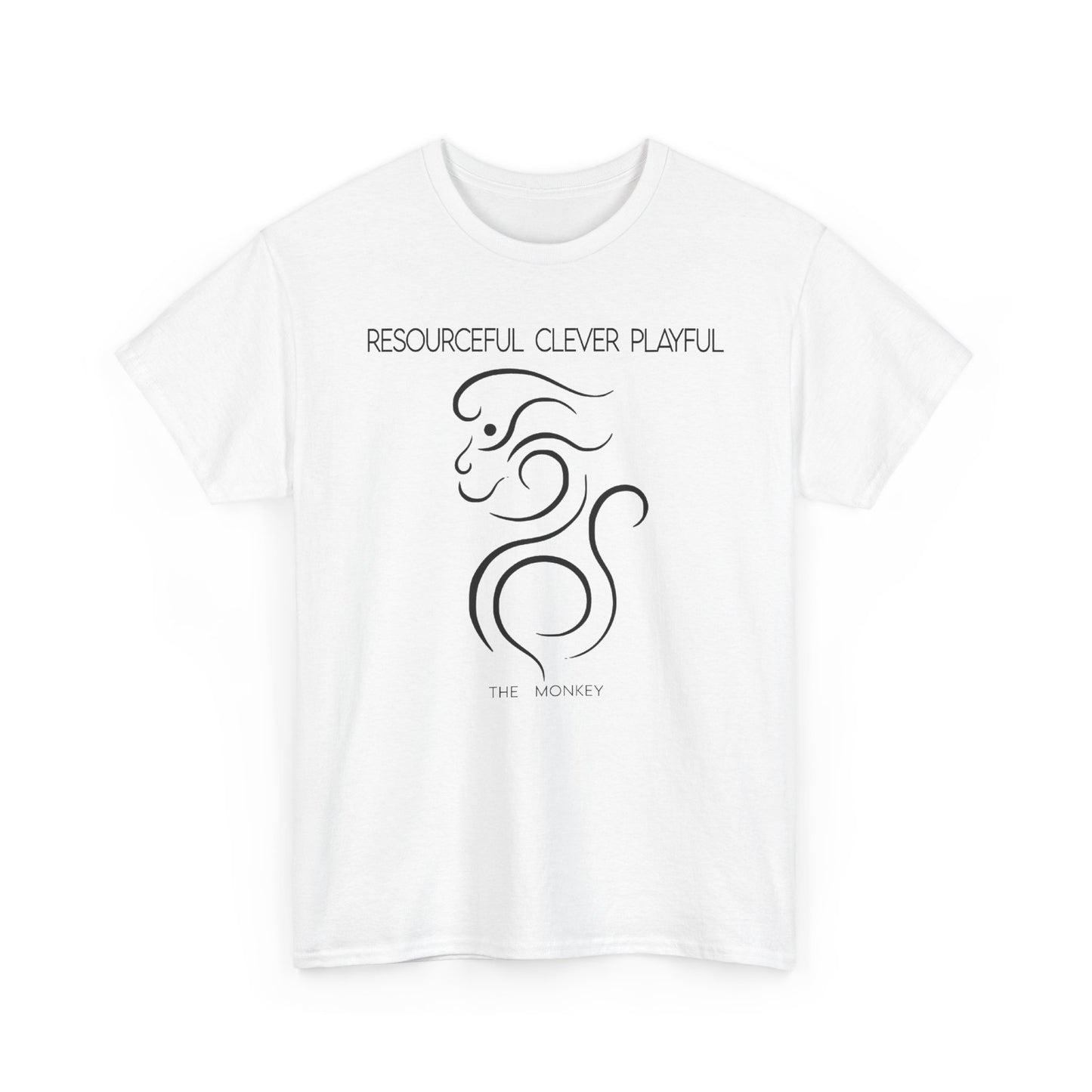 Chinese Zodiac The Monkey Tee, Positive Traits Of People Born On The Years Of Monkey (1968, 1980, 1992, 2004, And 2016), Clever, Resourceful