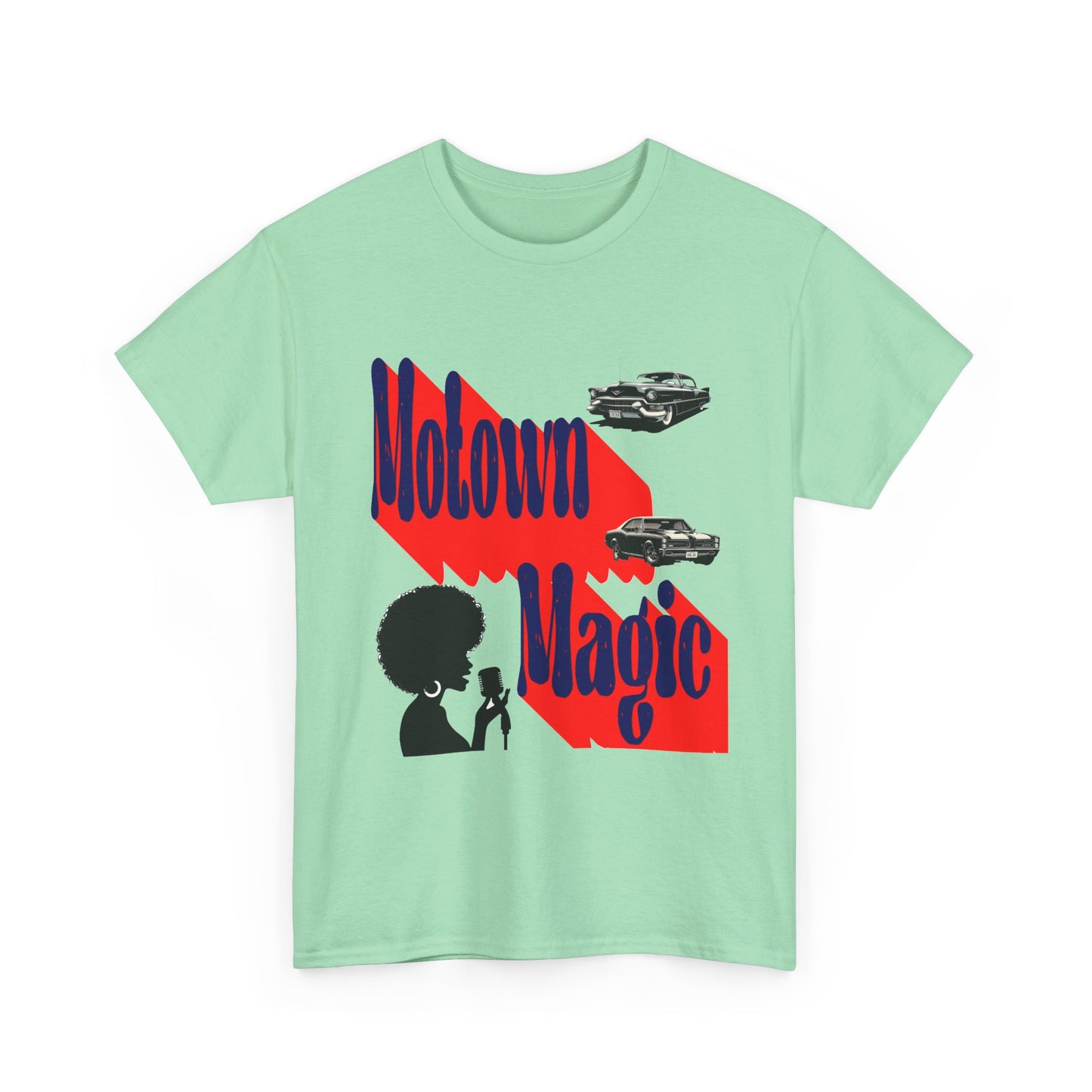 Music Nostalgia Unisex Cotton T-shirt, Motown Magic Vibe Top, Boho Style Spectacular Artistic Graphic Design shirt