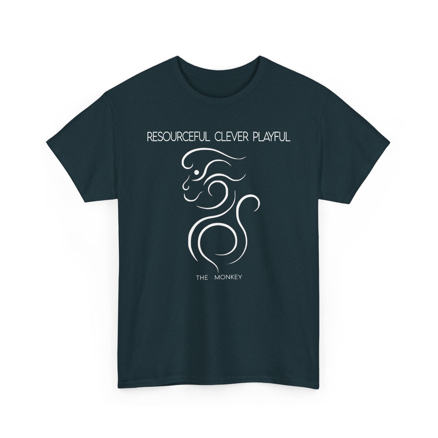 Chinese Zodiac The Monkey Tee, Positive Traits Of People Born On The Years Of Monkey (1968, 1980, 1992, 2004, And 2016), Clever And Playful