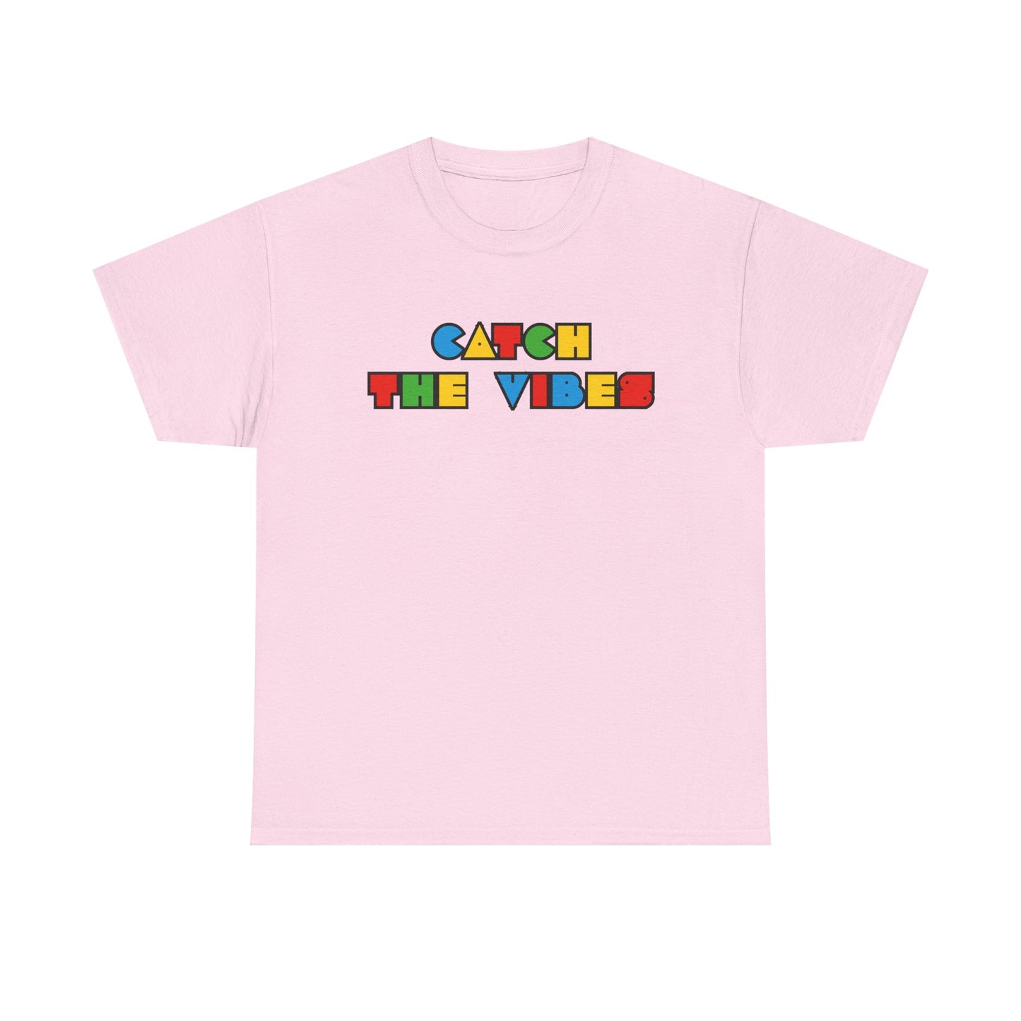 Gen-z Slang, 'Catch the Vibes' Unisex Cotton Tee, Retro Aesthetic T-Shirt, Casual Wear, Gift for Friends, Music Fest Shirt, Summer Style