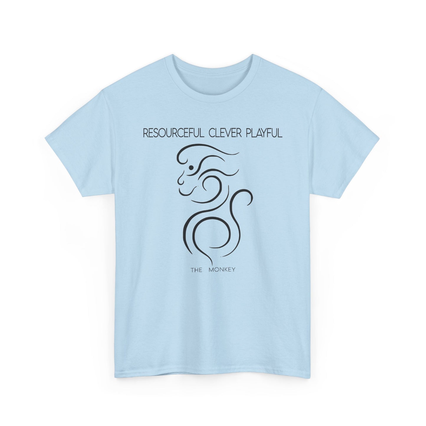 Chinese Zodiac The Monkey Tee, Positive Traits Of People Born On The Years Of Monkey (1968, 1980, 1992, 2004, And 2016), Clever, Resourceful