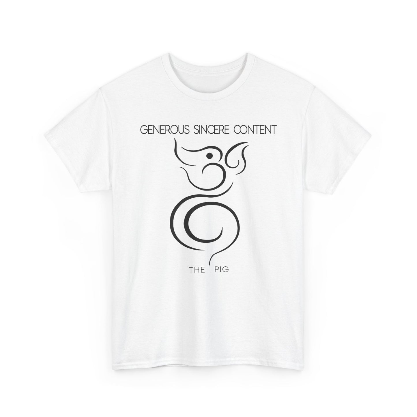 Chinese Zodiac The Pig Tee, Positive Traits Of People Born On The Years Of The Pig (1959, 1971, 1995, and 2007), Generous And Sincere
