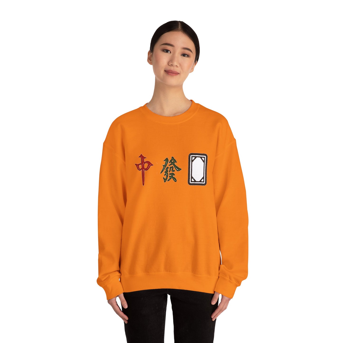 Mahjong Inspired Sweatshirt, Asian Tile Game Apparel, 3 Dragons Design, 4 Seasons Flowers Shirt, Gift for Gamers, Unisex Jumper,