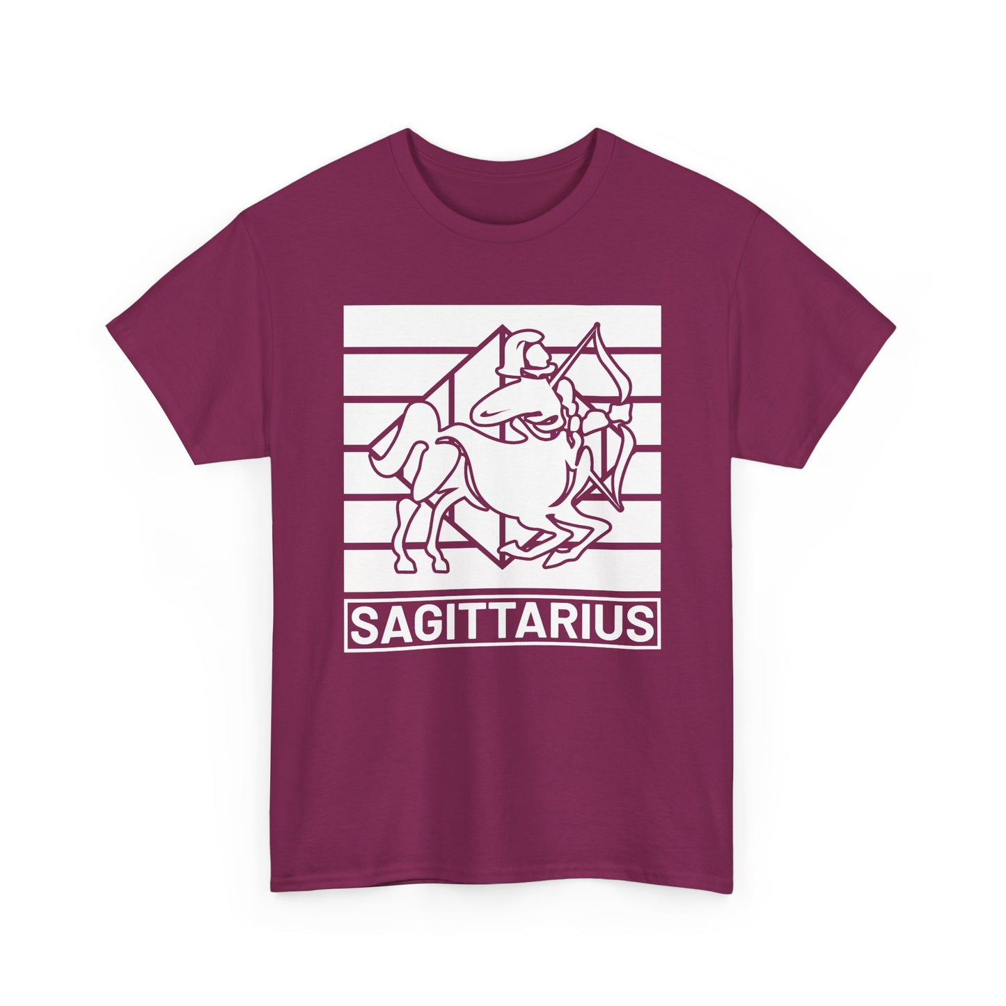 Sagittarius Unisex Heavy Cotton Tee, Zodiac Sign Shirt, Astrology Lover Gift, Vintage Tee, Horoscope Apparel, Retro Fashion