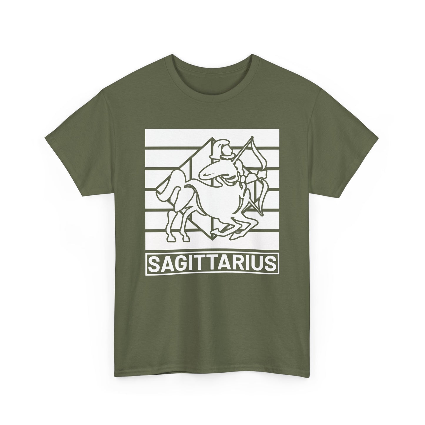 Sagittarius Unisex Heavy Cotton Tee, Zodiac Sign Shirt, Astrology Lover Gift, Vintage Tee, Horoscope Apparel, Retro Fashion