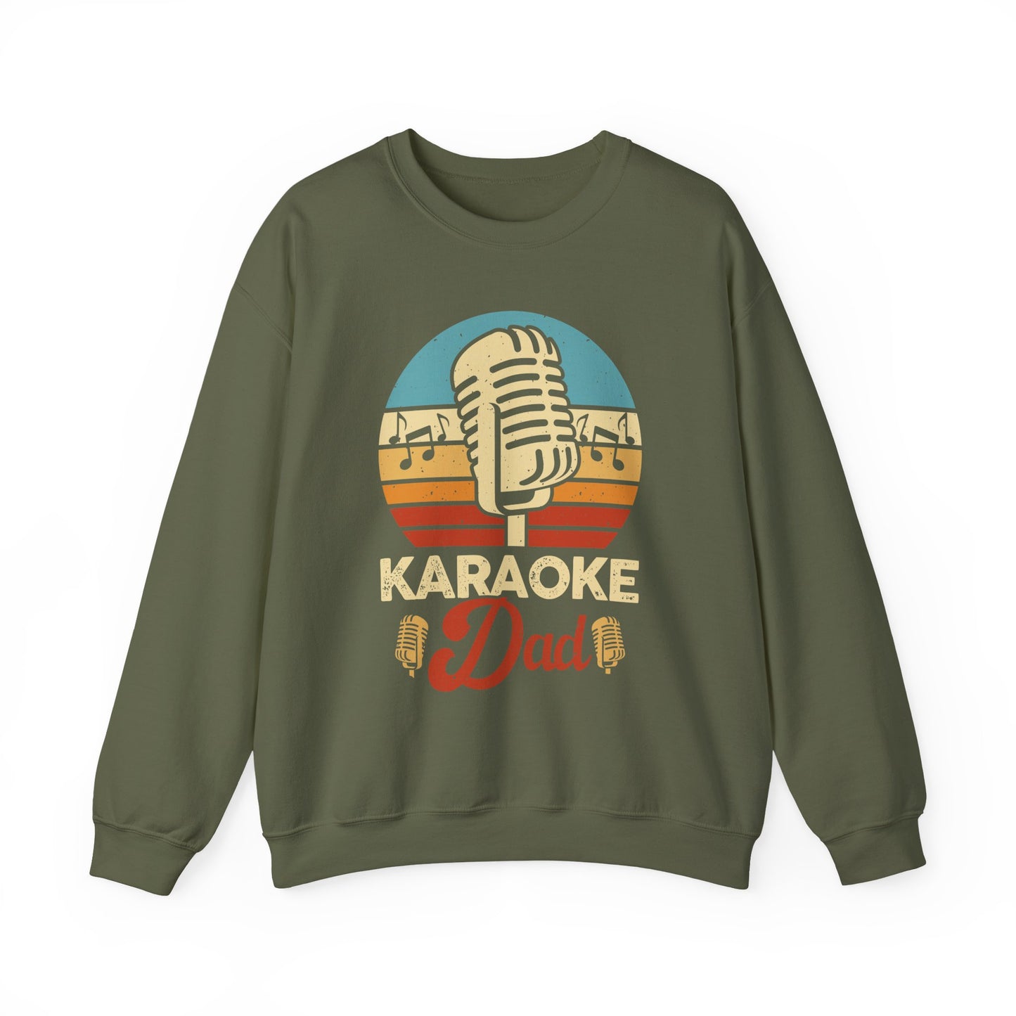 Karaoke Vibe Crewneck Sweatshirt, Generational Nostalgia, Karaoke Mom and Dad, Unisex Jumper, Music Lover Gift, Retro Sweatshirt, Family Fun