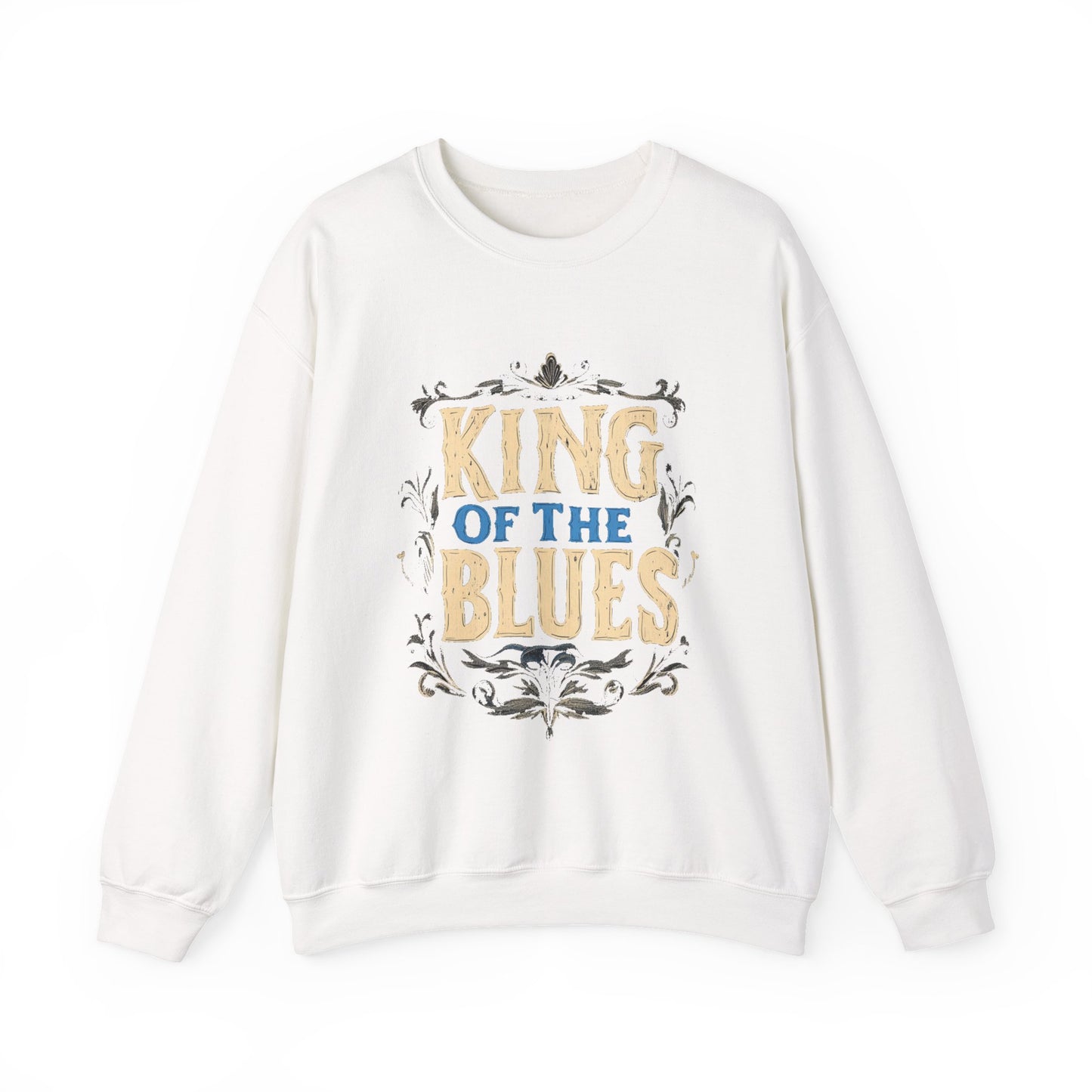 King of the Blues Sweatshirt, Music Nostalgia Crewneck, Rhythm and Blues Jumper, Unisex Band Merch, Blues Music Apparel