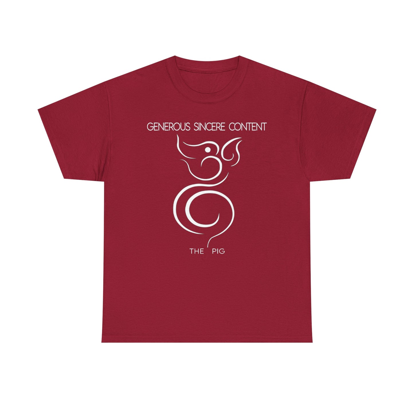 Chinese Zodiac The Pig Tee , Positive Traits Of People Born On The Years Of The Pig (1959, 1971, 1983, 1995, And 2007), Generous And Content