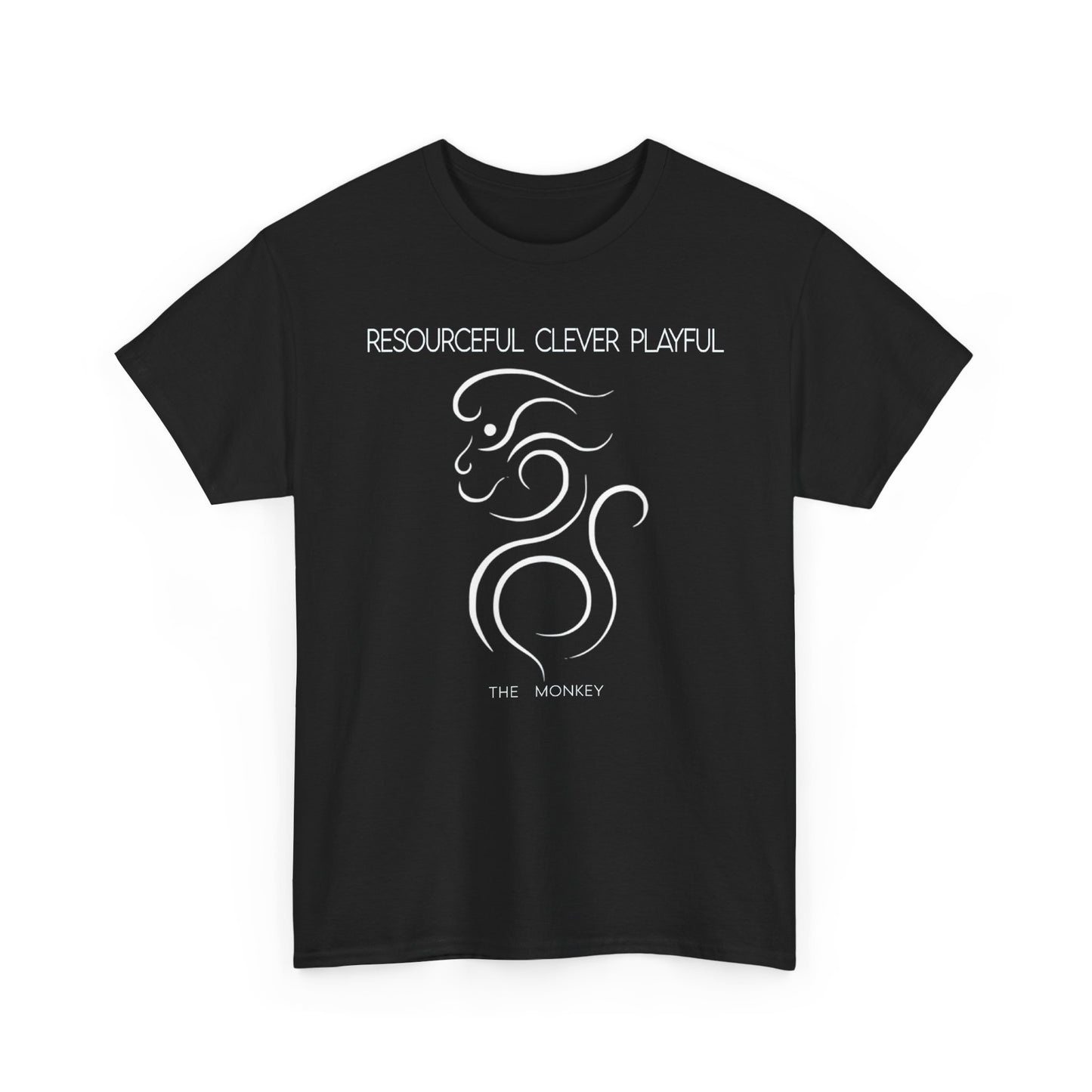 Chinese Zodiac The Monkey Tee, Positive Traits Of People Born On The Years Of Monkey (1968, 1980, 1992, 2004, And 2016), Clever And Playful