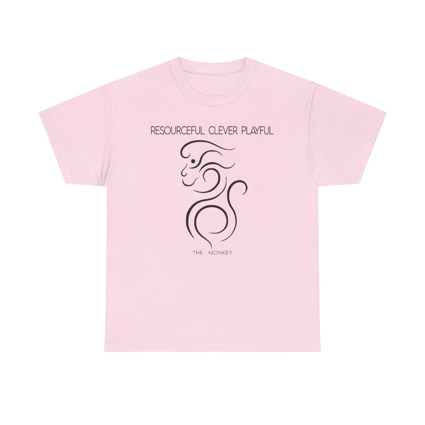 Chinese Zodiac The Monkey Tee, Positive Traits Of People Born On The Years Of Monkey (1968, 1980, 1992, 2004, And 2016), Clever, Resourceful