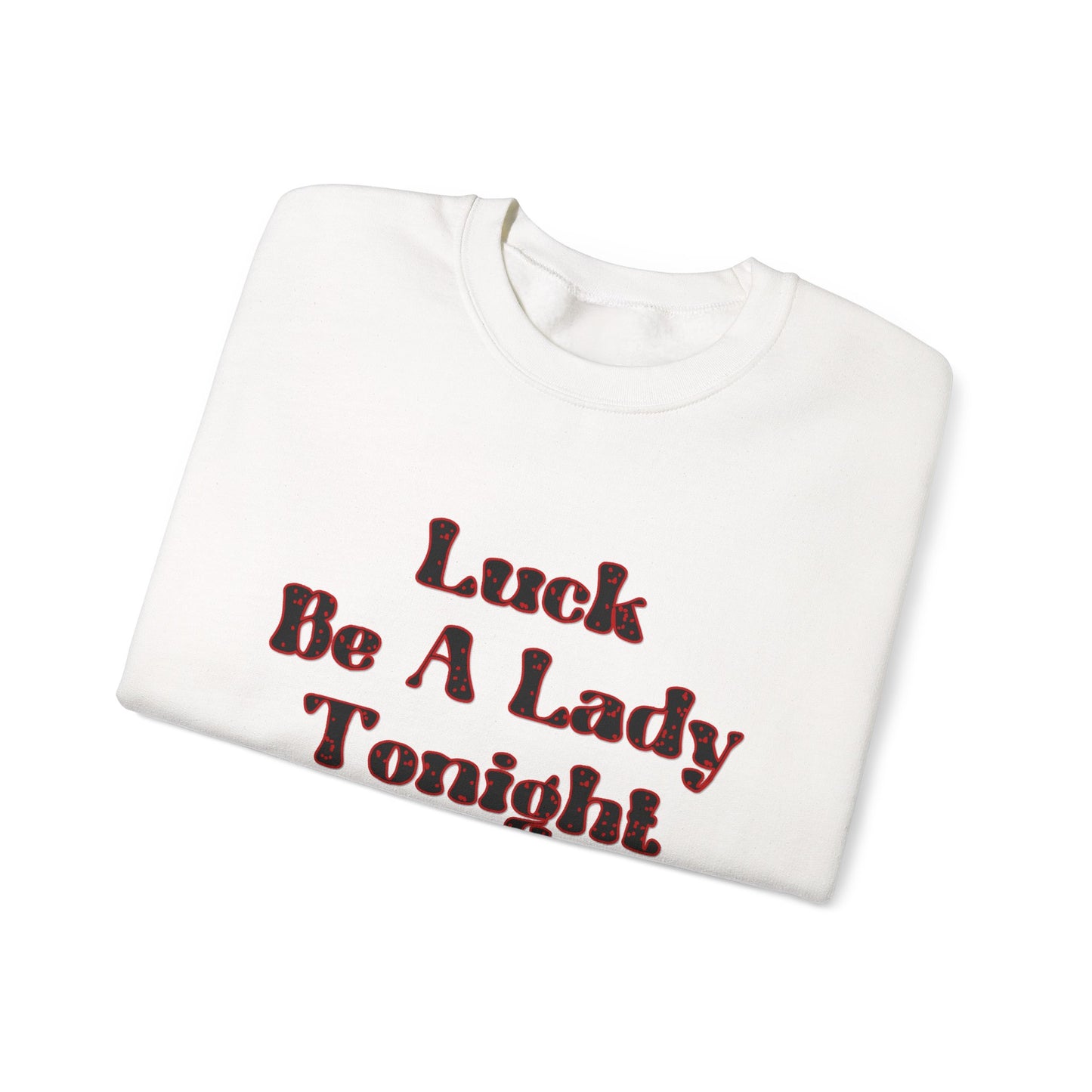 Boho Mahjong Inspired Unisex Sweatshirt, Gambler Metaphor Crewneck Jumper, Luck Be a Lady Pullover, Gift for Gamers, Vintage Style Sweater