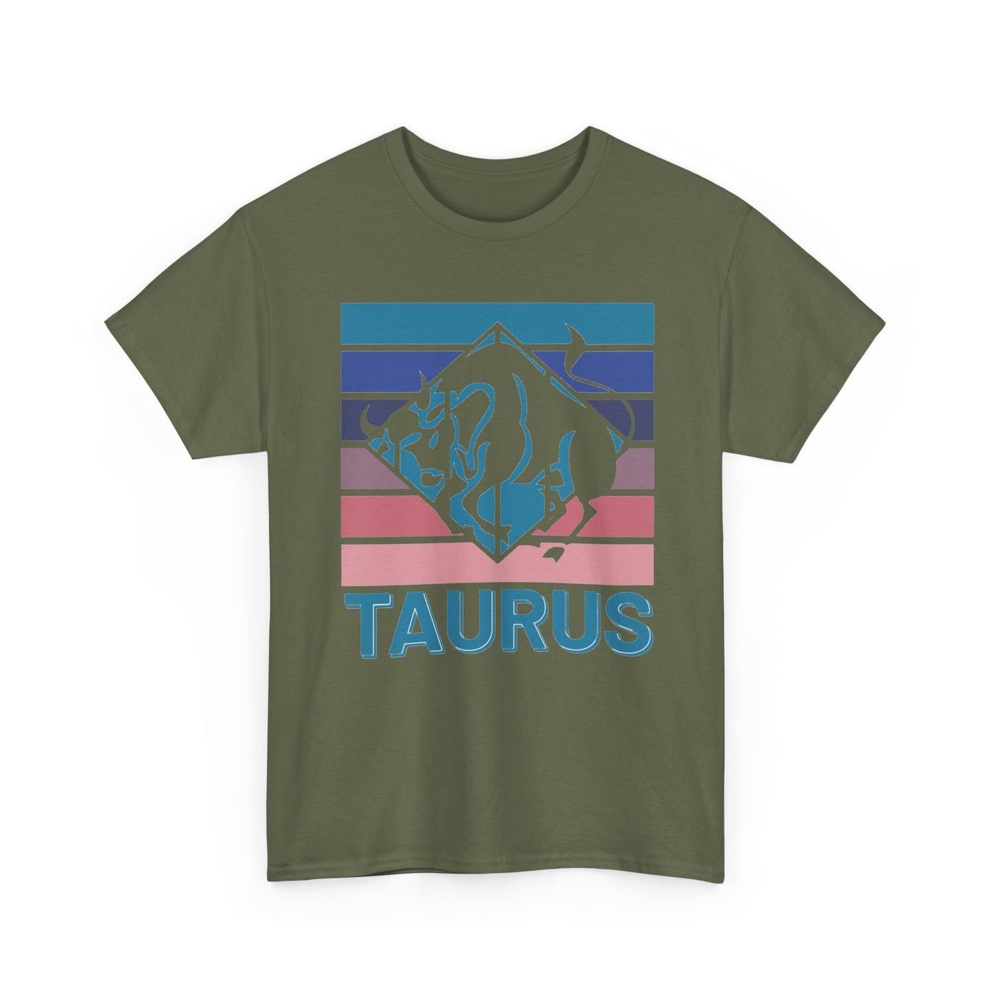 Astrology Zodiac Sign Taurus Unisex Tee, Vintage Retro Bull Shirt, Horoscope Astrology Lover Gift, Zodiac Constellations Apparel, Earth