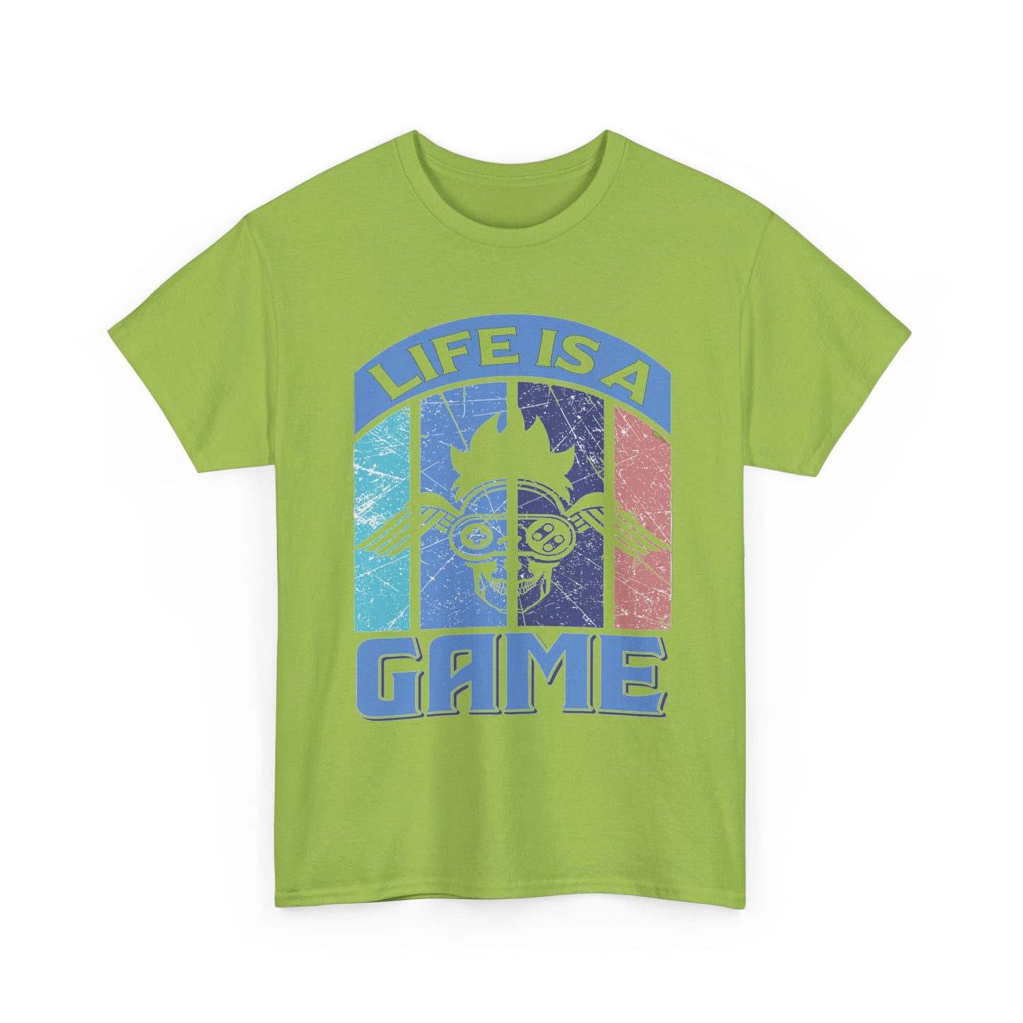 Retro Words of Wisdom Unisex Tee, Life is a Game Graphic Shirt, Inspirational Quote Top, Vintage Tshirt, Retro Tee, Positive Vibes Shirt