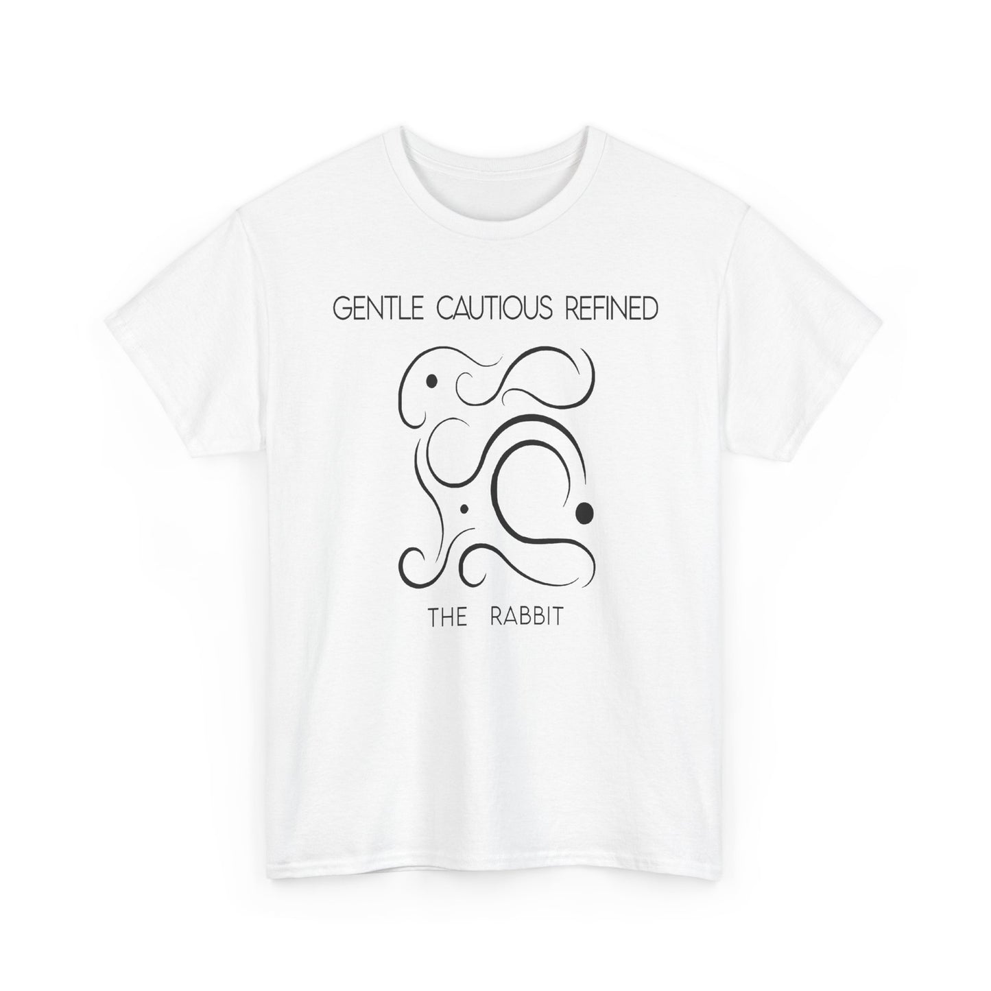 Chinese Zodiac The Rabbit Tee, Positive Traits Of People Born On The Years Of Rabbit (1963, 1975, 1987, 1999, And 2011), Gentle And Refined